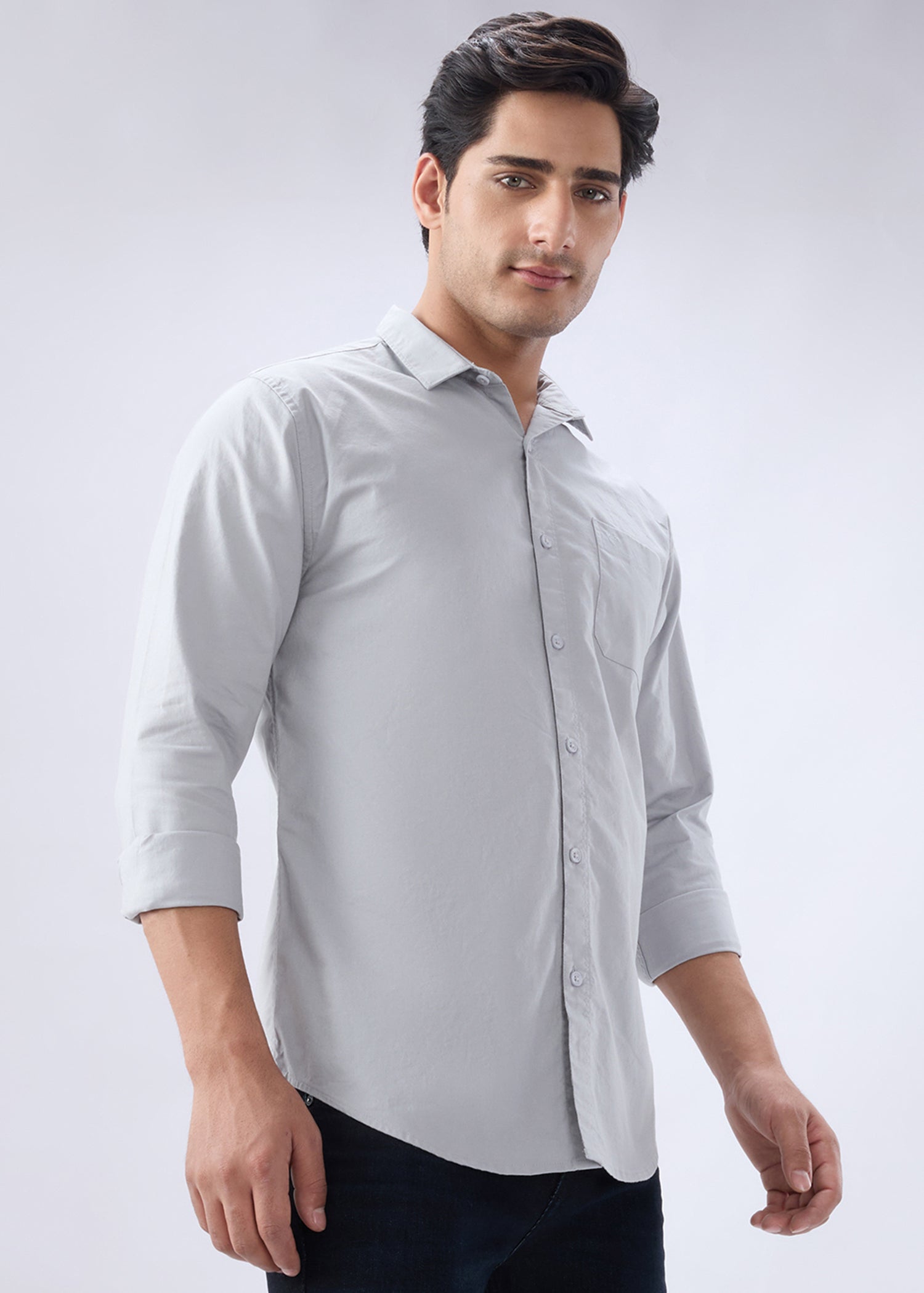 Munch Solid Full Sleeve Shirt