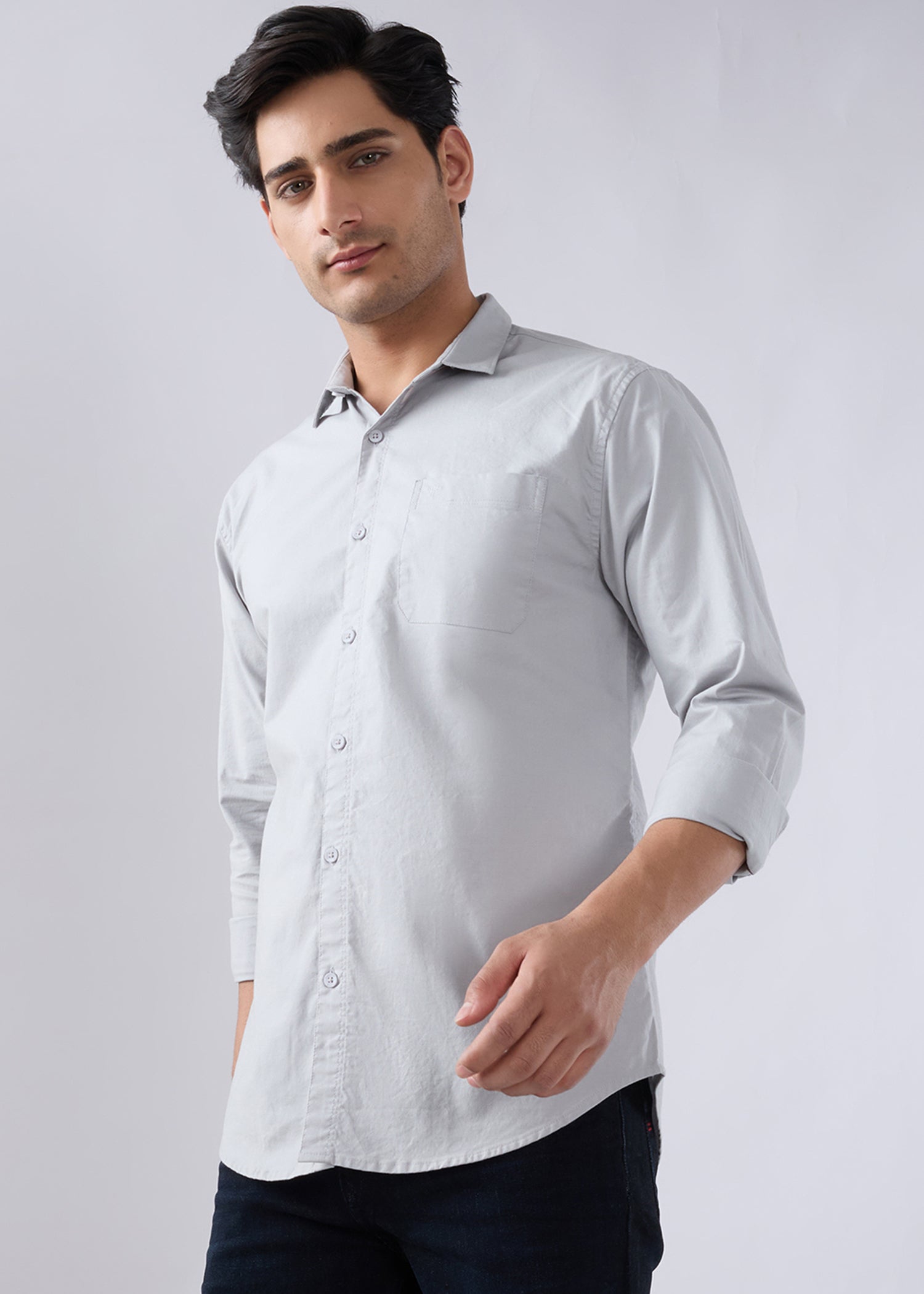 Munch Solid Full Sleeve Shirt