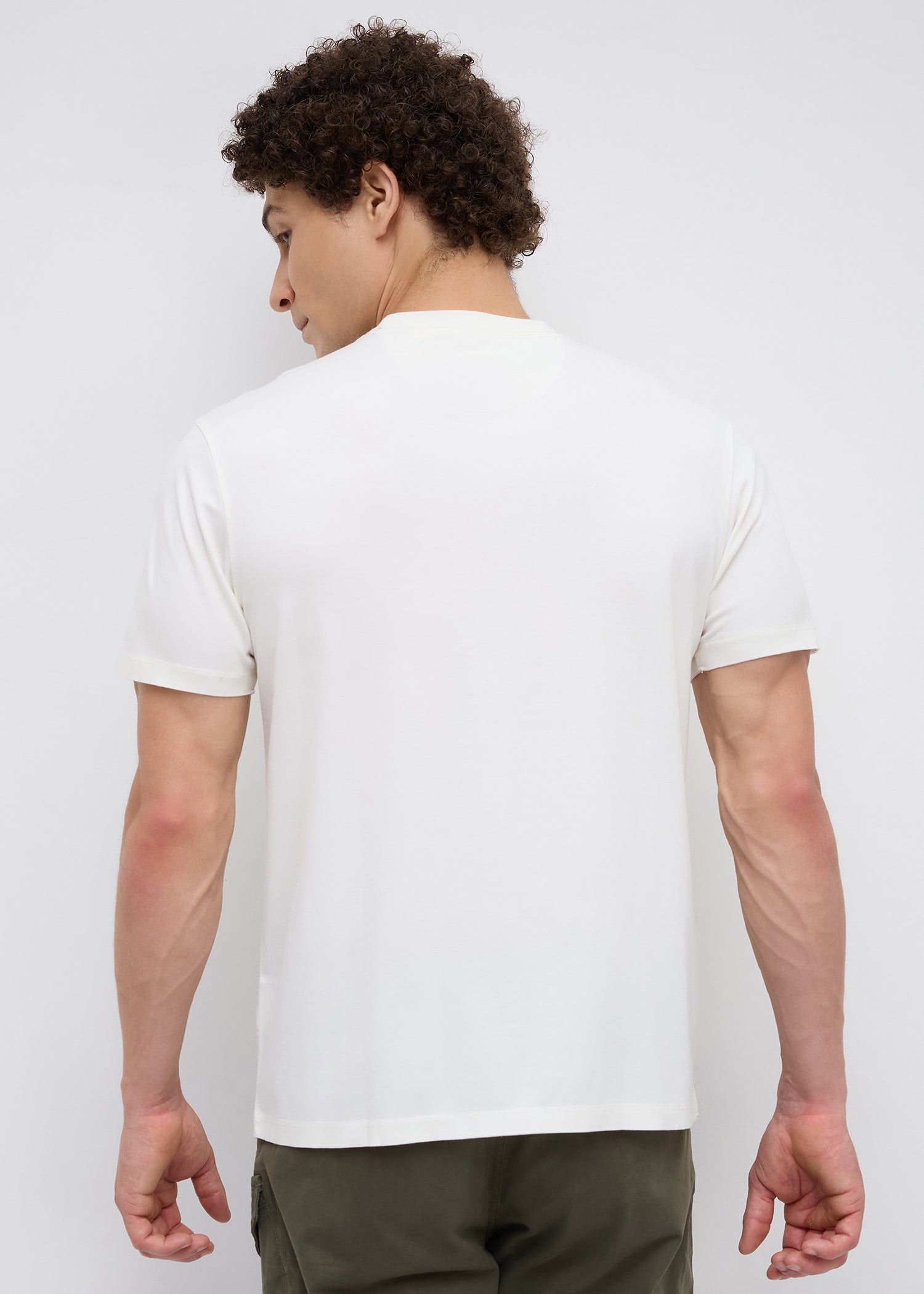 Rumper Half Sleeve T-Shirt: Offwhite
