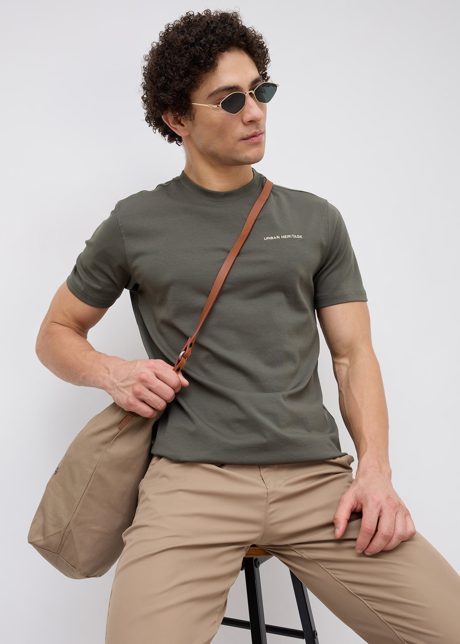 Blunt Half Sleeve Graphic T-Shirt: Mehndi