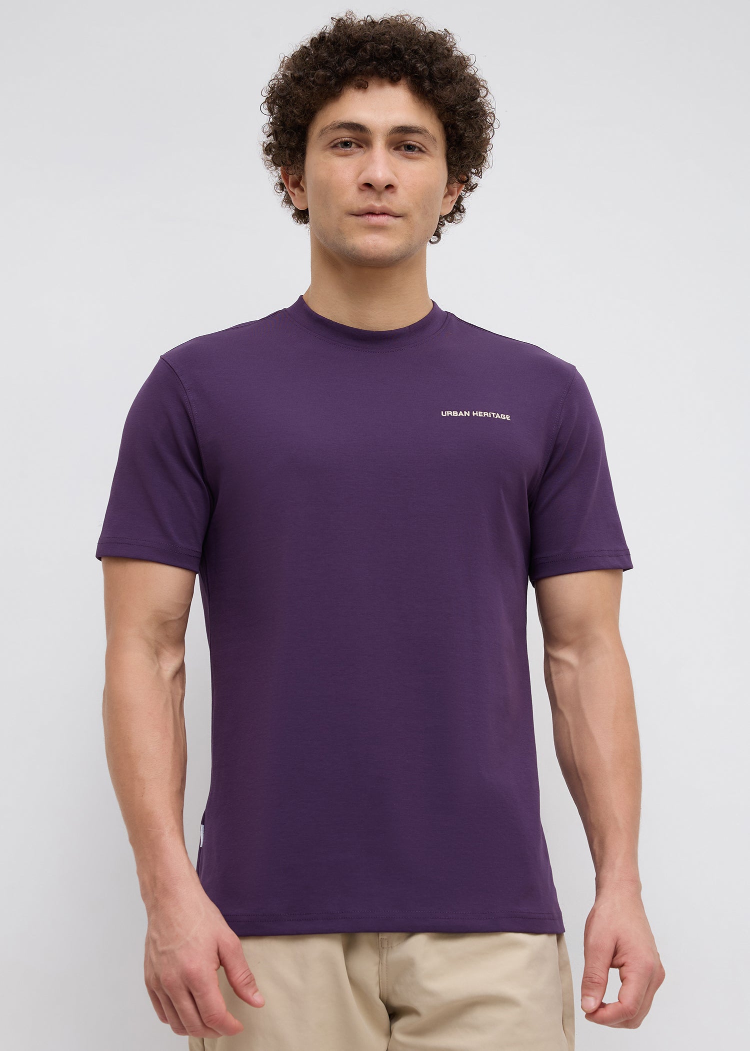 Blunt Half Sleeve Graphic T-Shirt: Purple