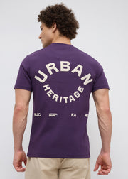 Blunt Half Sleeve Graphic T-Shirt: Purple