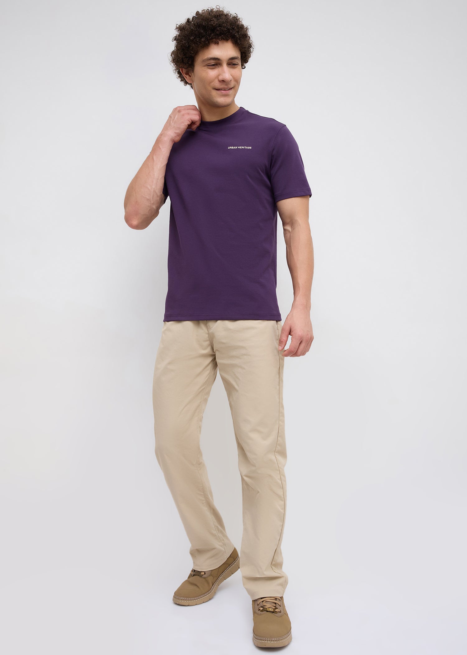 Blunt Half Sleeve Graphic T-Shirt: Purple