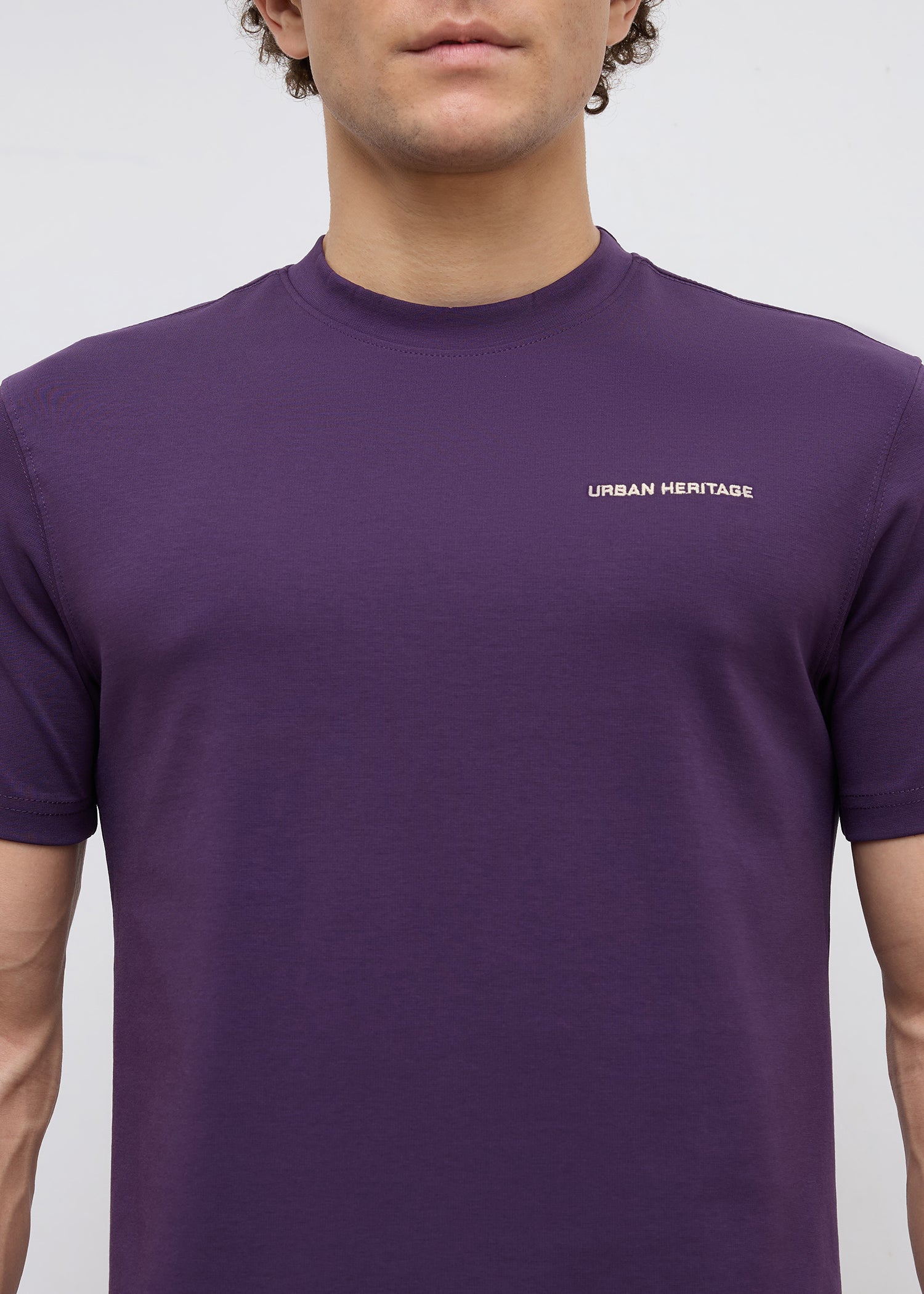 Blunt Half Sleeve Graphic T-Shirt: Purple