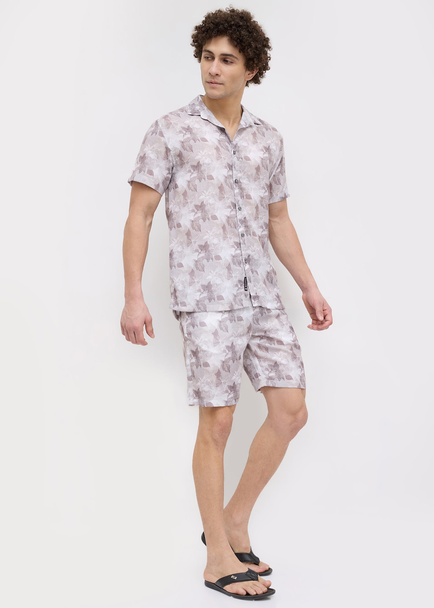 Defender Floral Print Co-ord Set: Onion