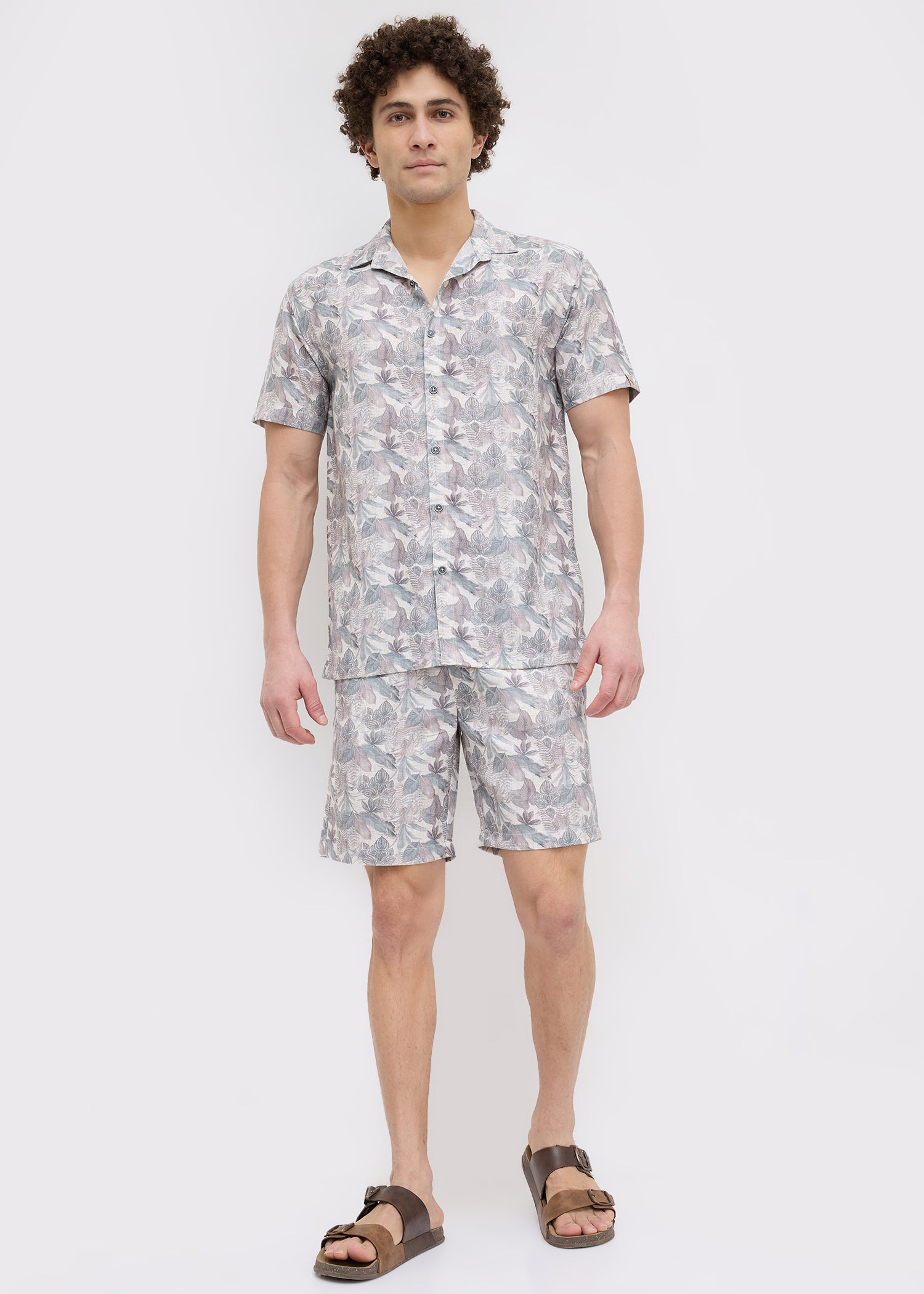 Raider Floral Print Co-ord Set: Onion