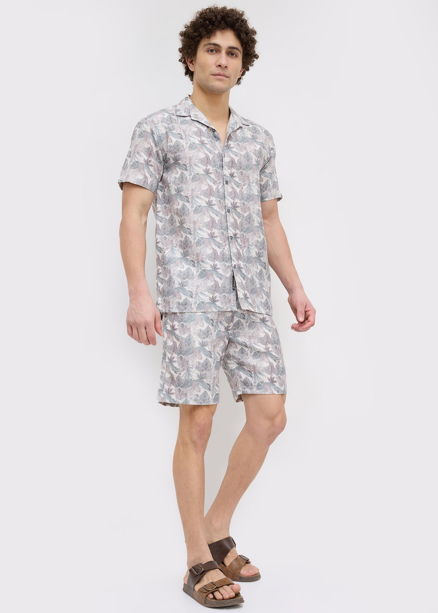 Raider Floral Print Co-ord Set: Onion