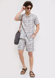 Raider Floral Print Co-ord Set: Onion
