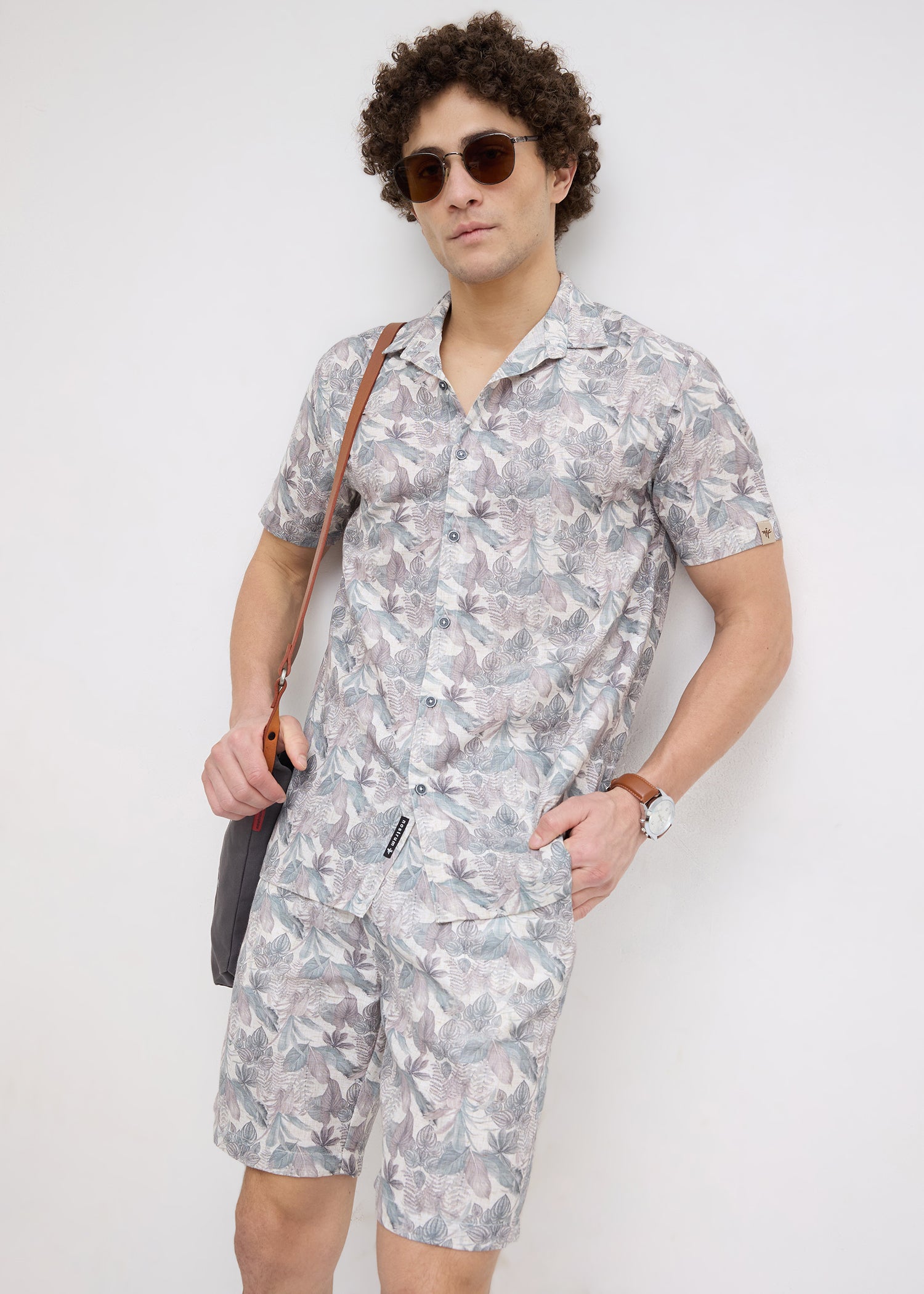 Raider Floral Print Co-ord Set: Onion