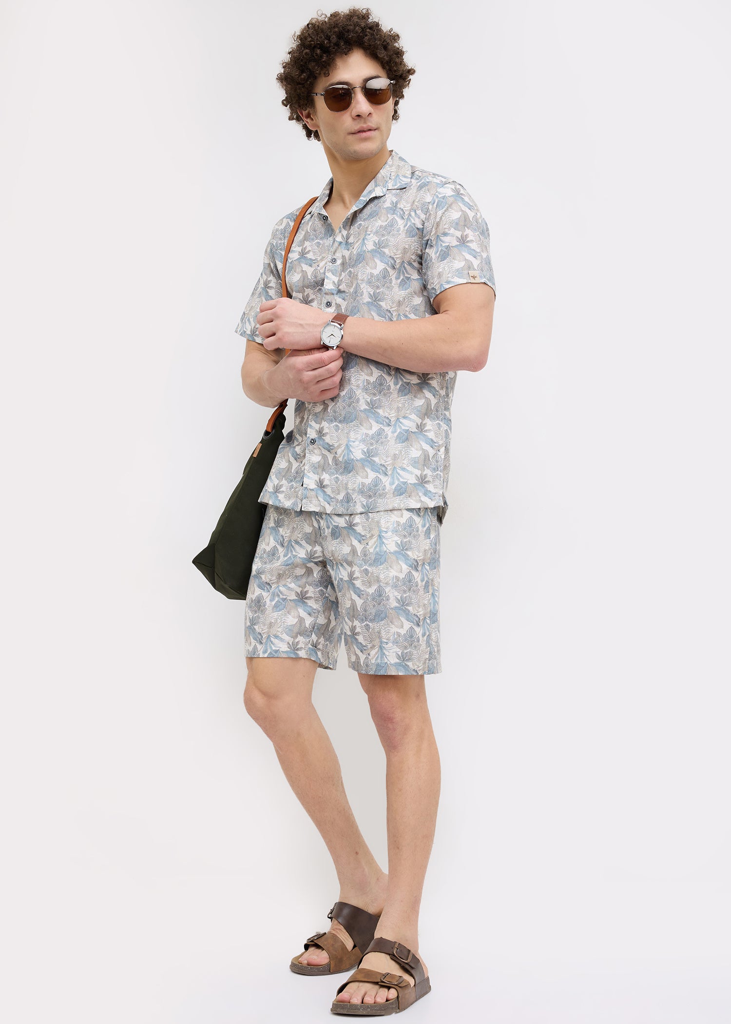 Raider Floral Print Co-ord Set: Pista