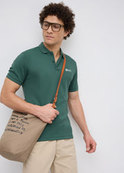 Wittman Half Sleeve Polo: B.Green