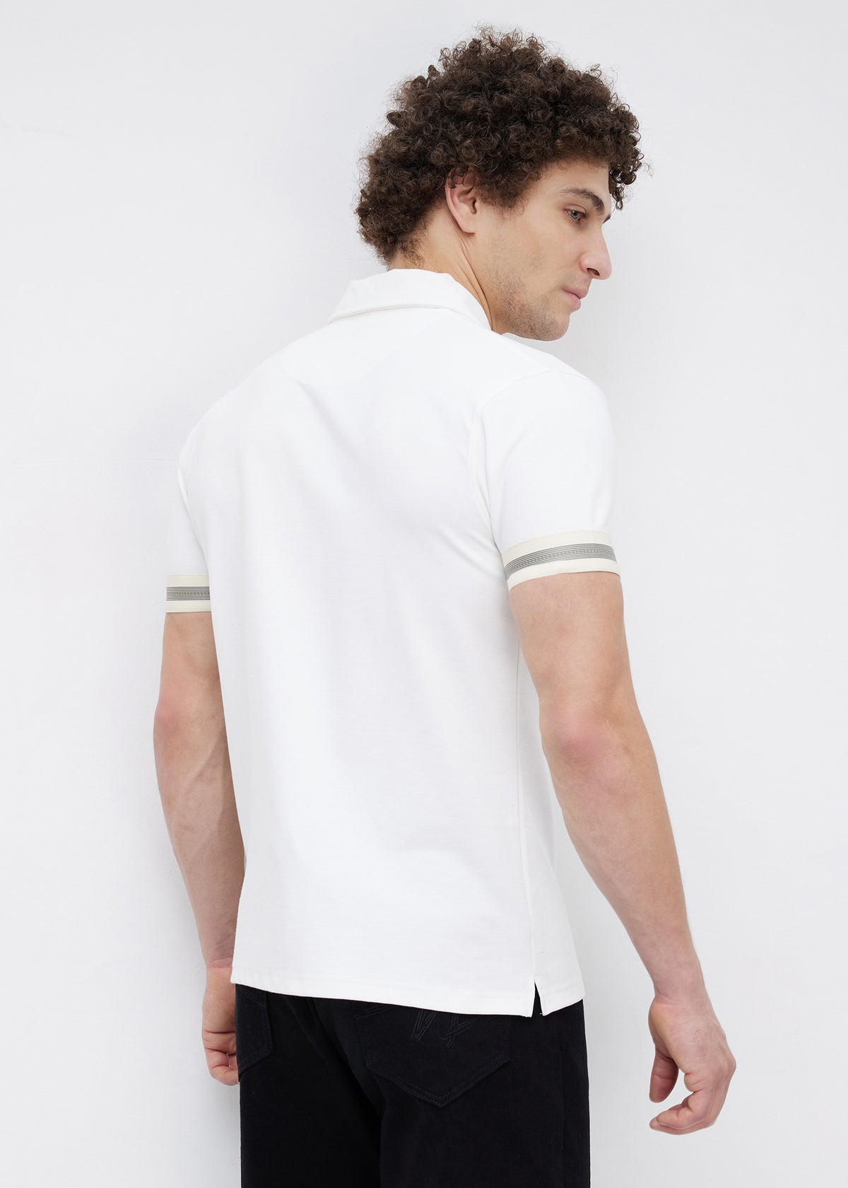Fishlock Zip Polo: White