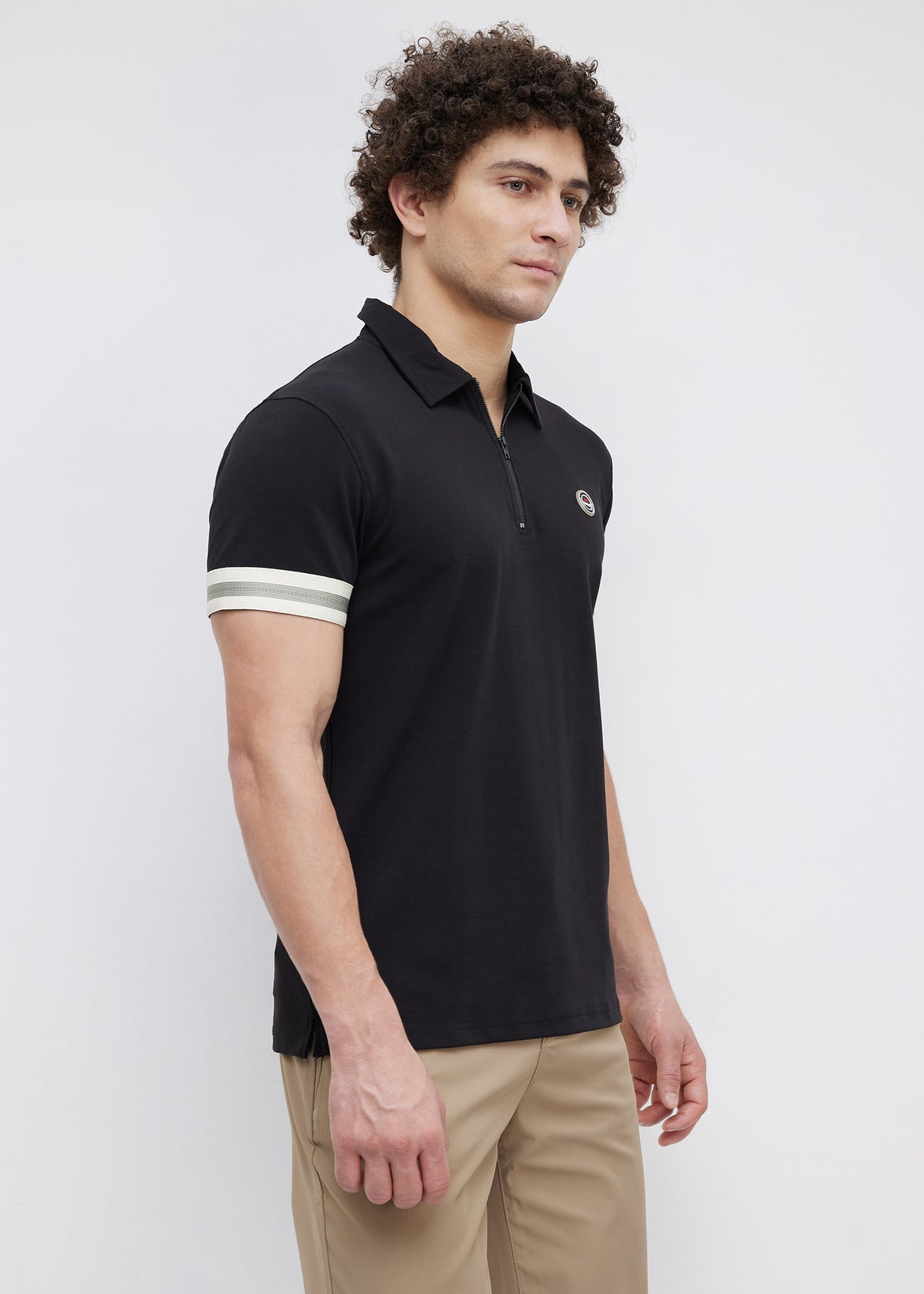 Fishlock Zip Polo: Black