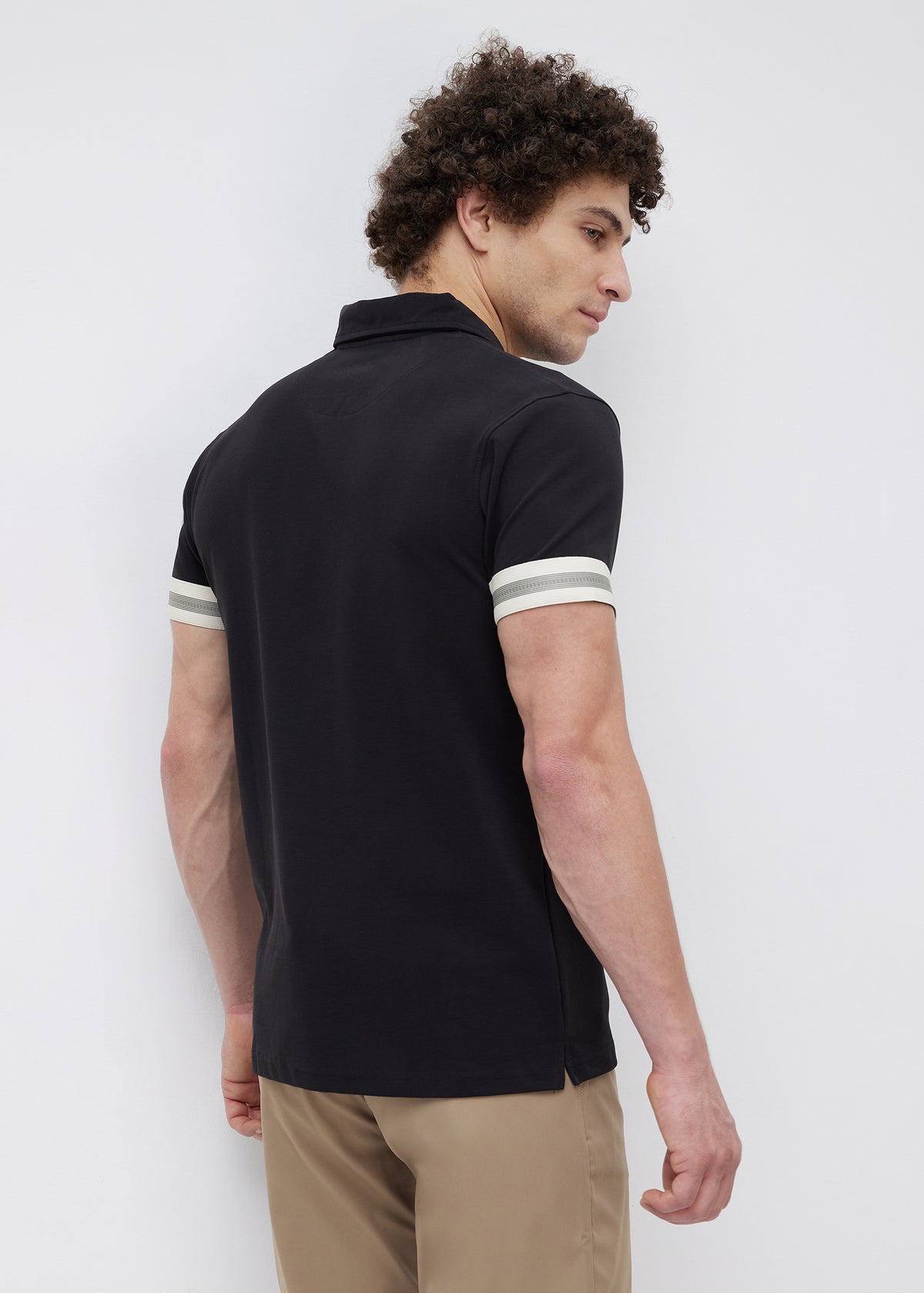 Fishlock Zip Polo: Black