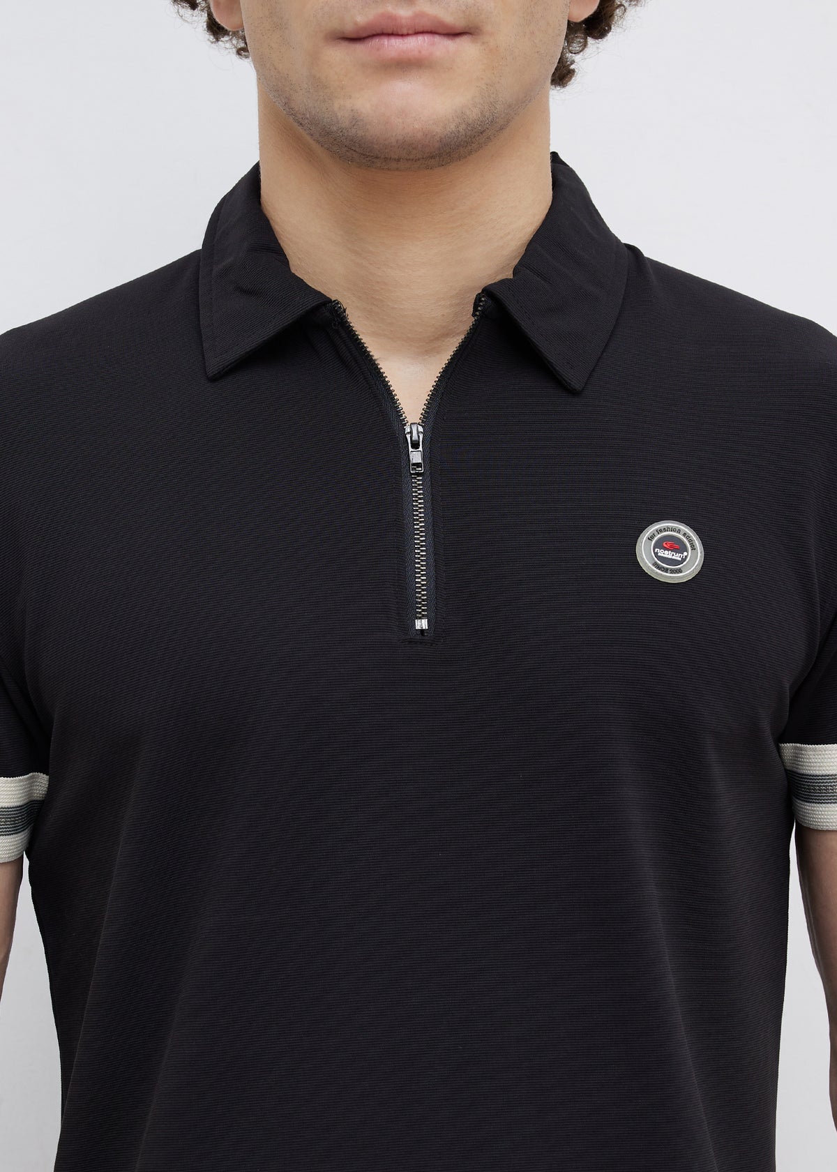 Fishlock Zip Polo: Black