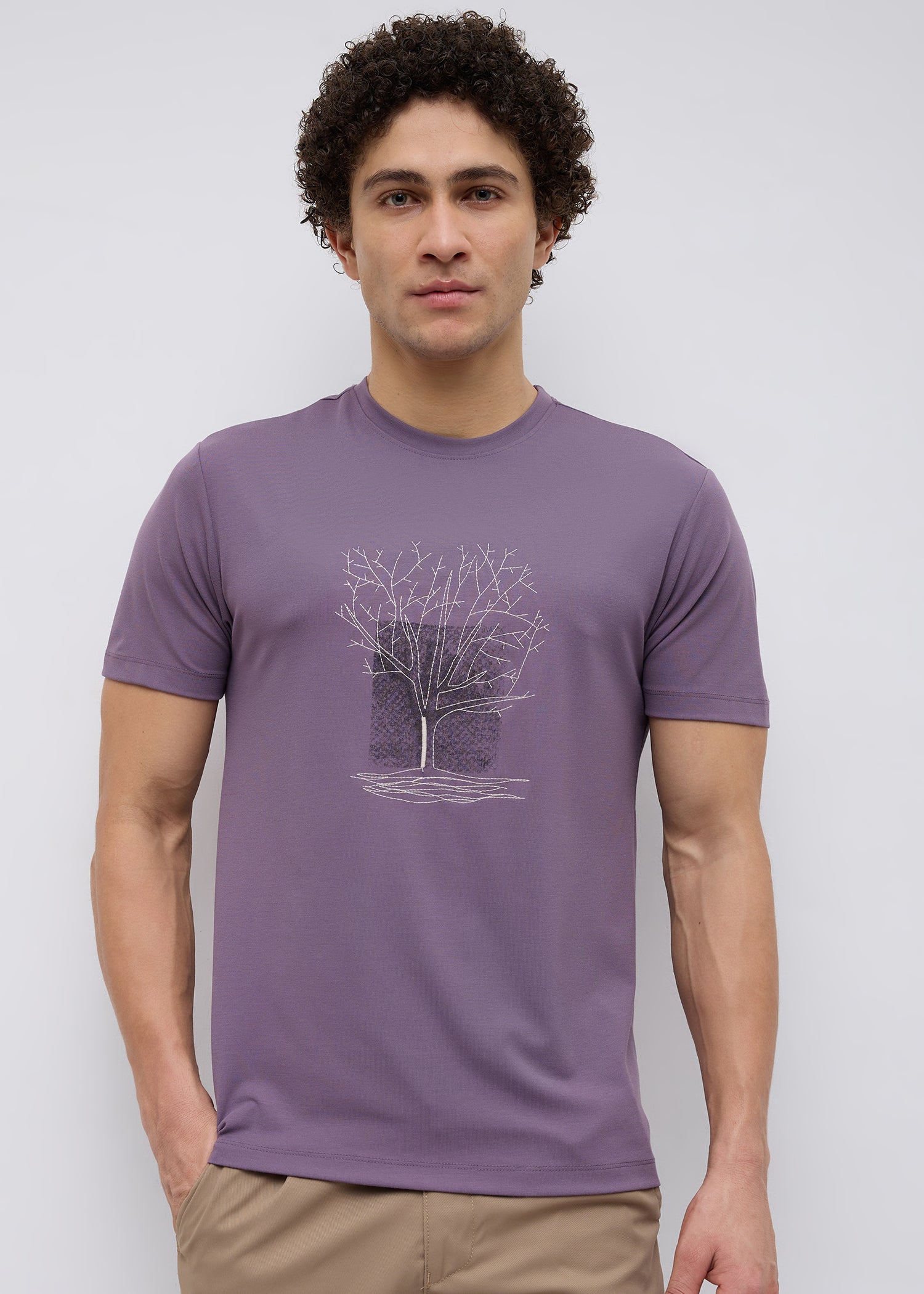 Rumpus Graphic Print T-Shirt: Purple