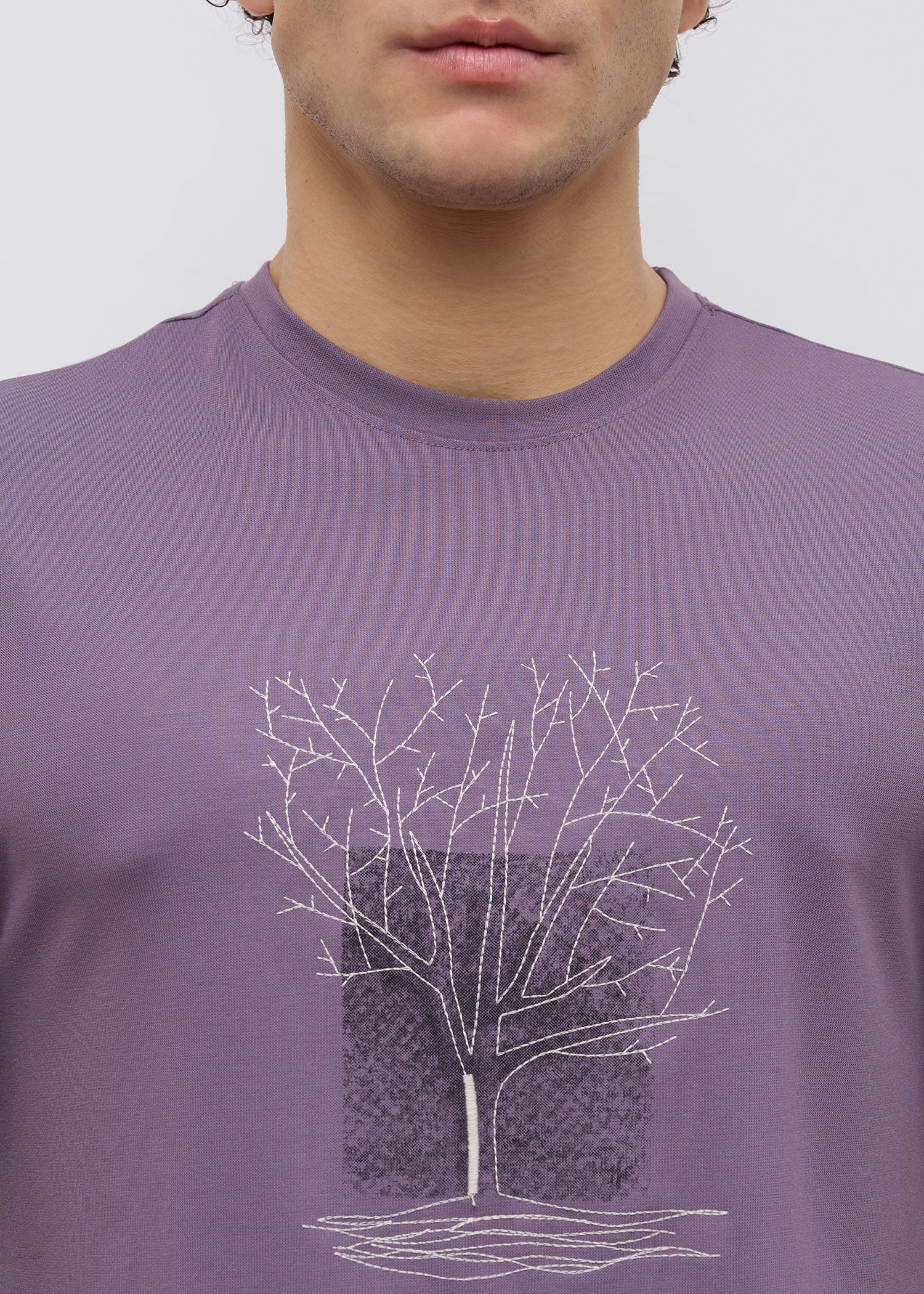 Rumpus Graphic Print T-Shirt: Purple
