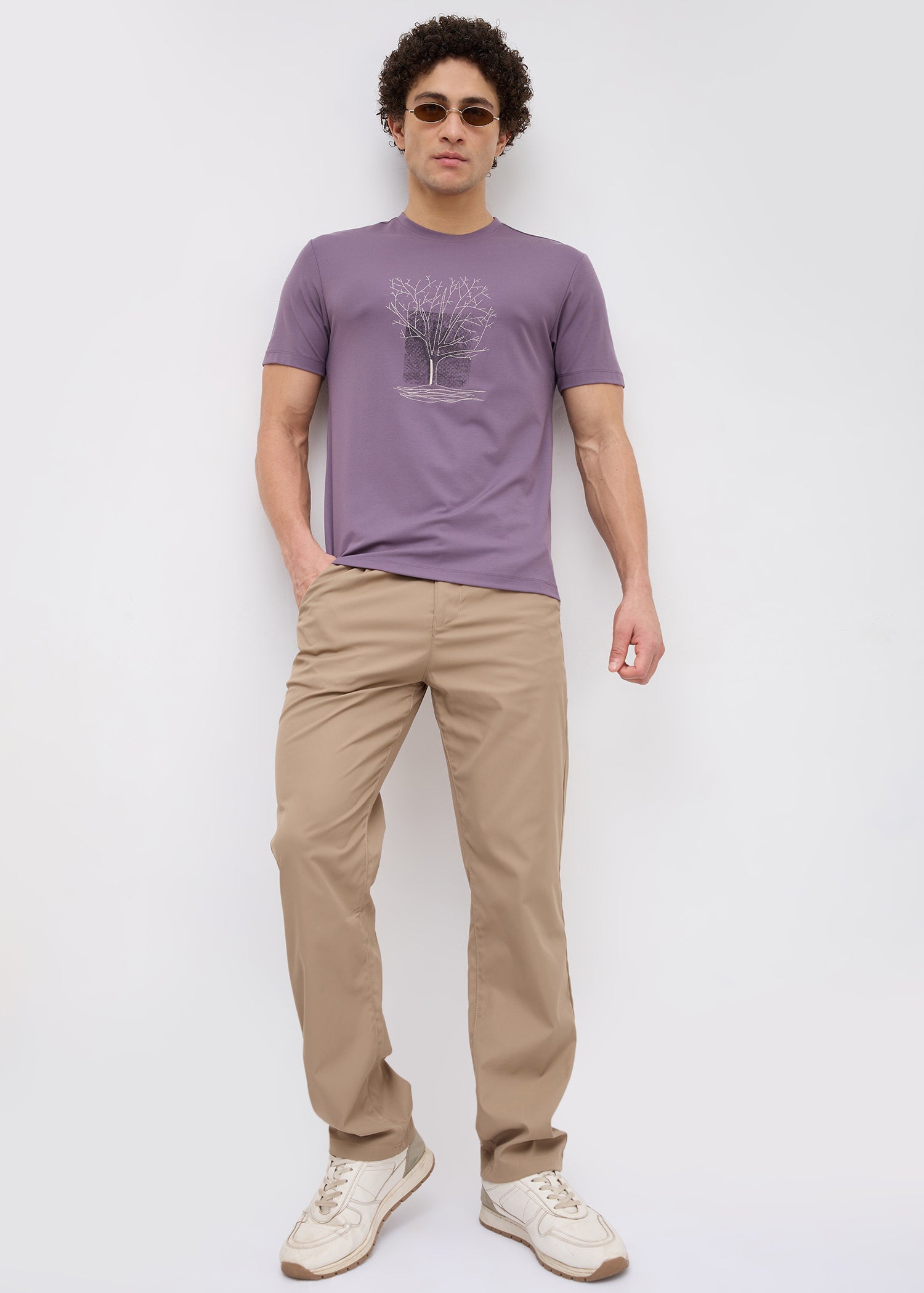 Rumpus Graphic Print T-Shirt: Purple