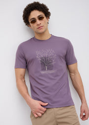 Rumpus Graphic Print T-Shirt: Purple