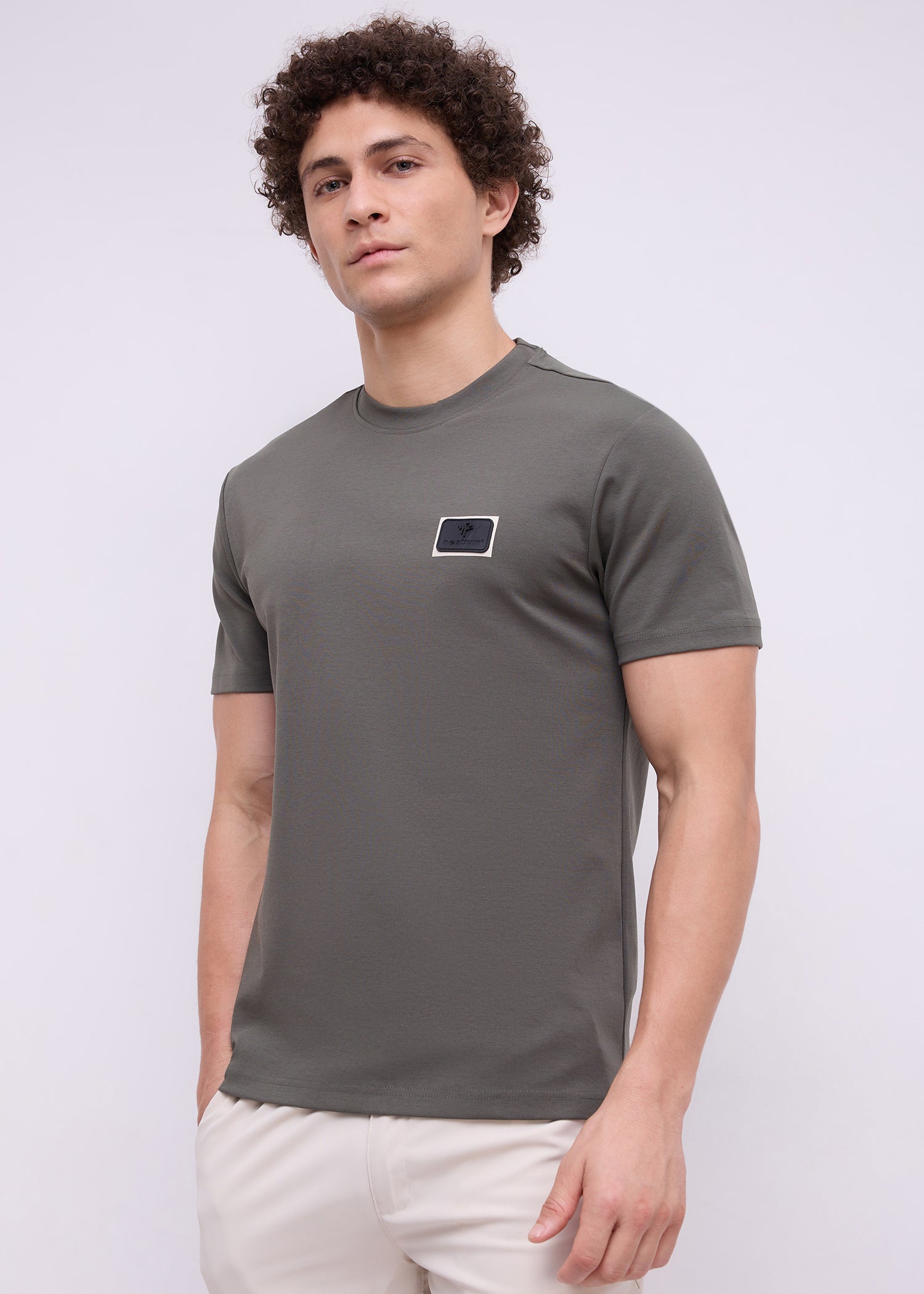 Unped Signature Stripe Detail T-Shirt