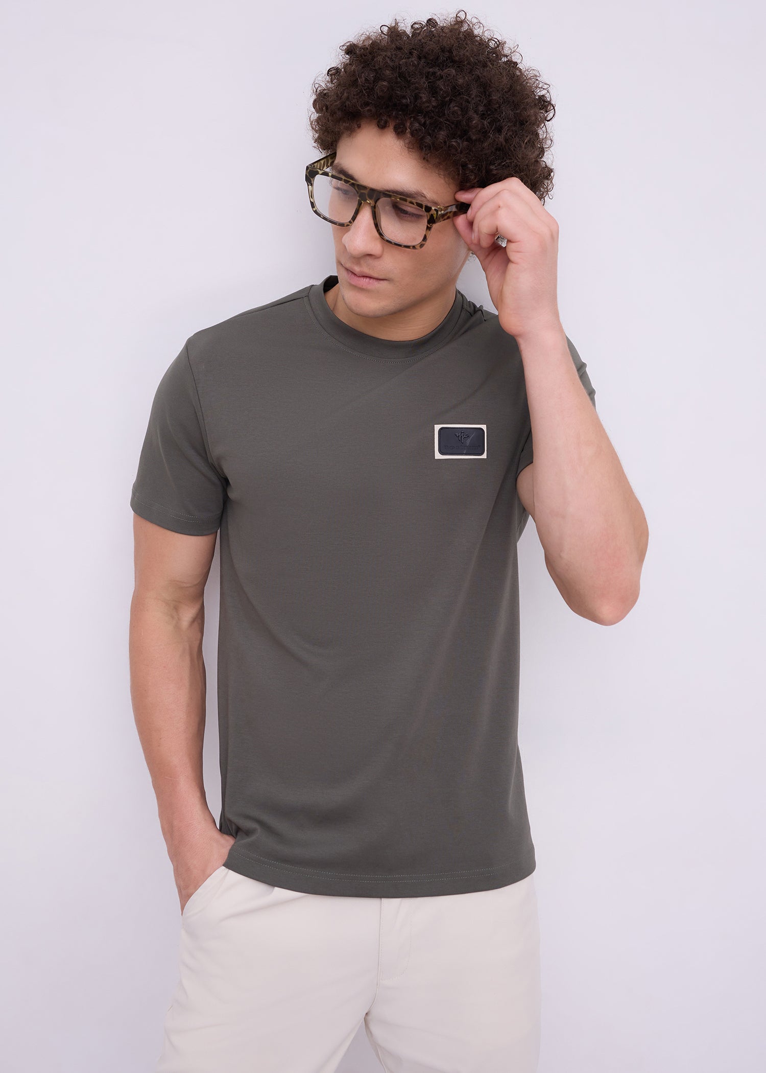 Unped Signature Stripe Detail T-Shirt