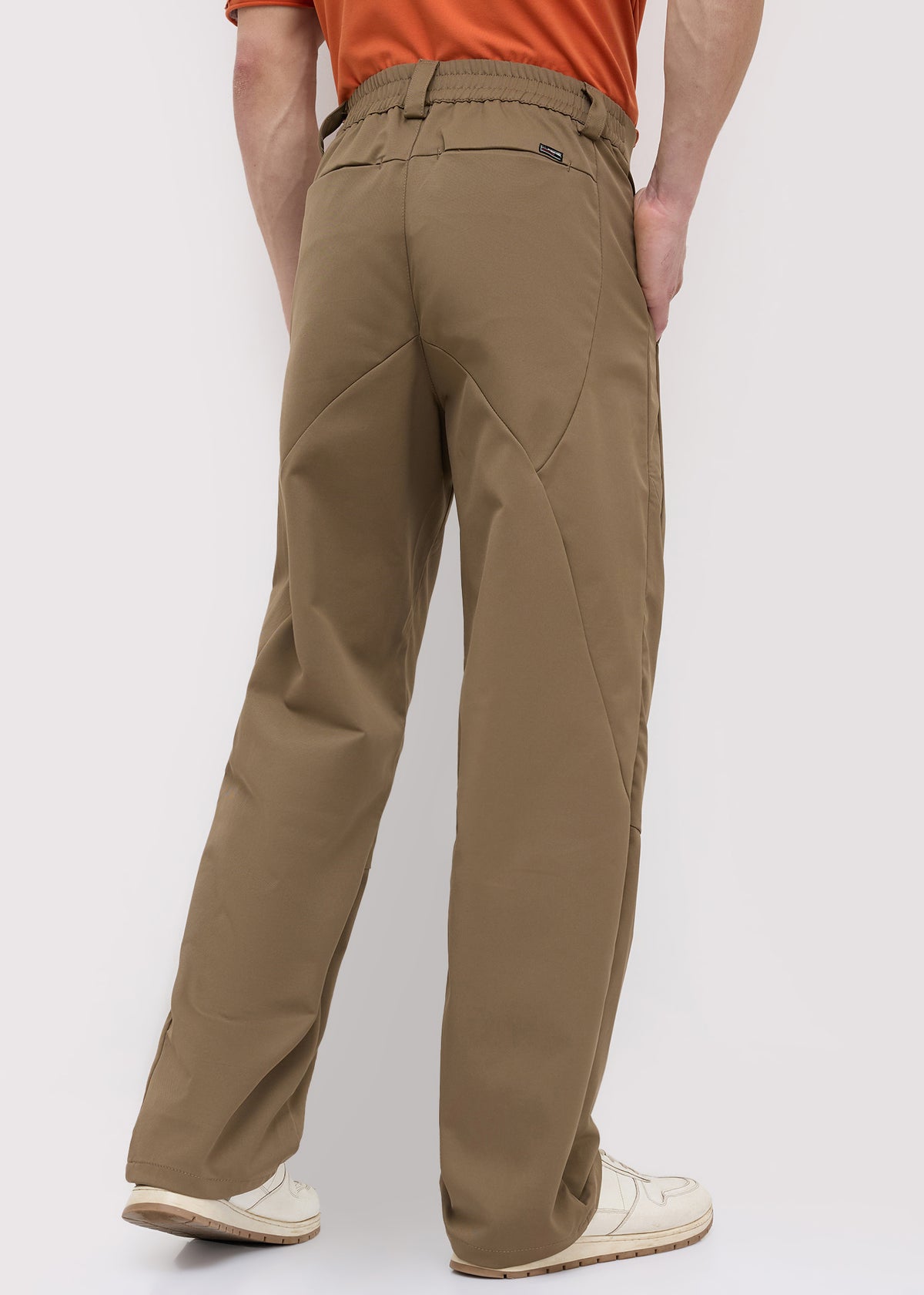 Yager Extra Baggy Trousers: Dark Khaki