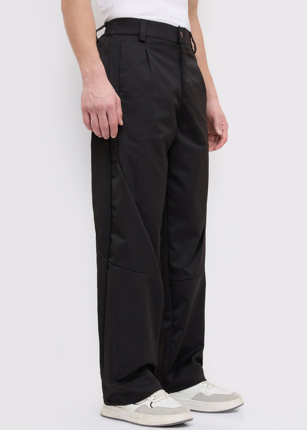 Yager Extra Baggy Trousers: Black