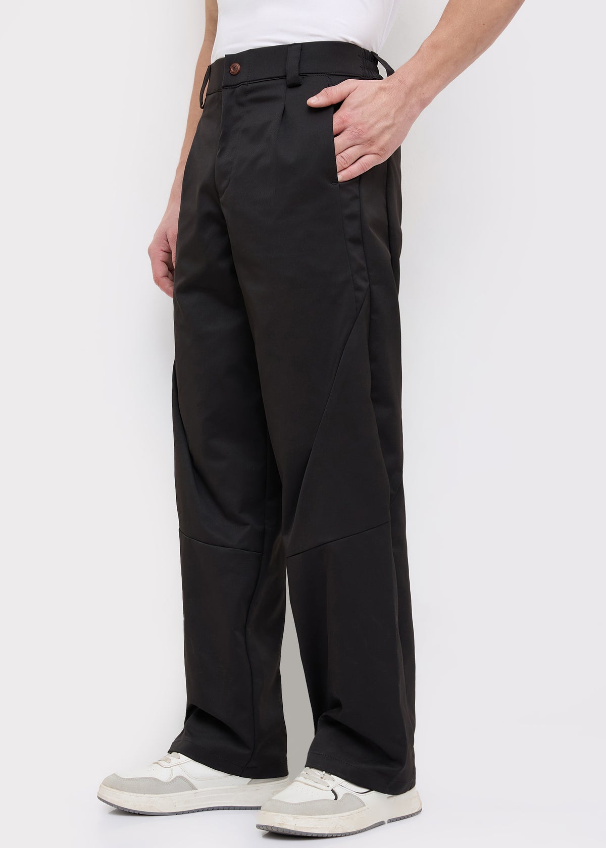 Yager Extra Baggy Trousers: Black
