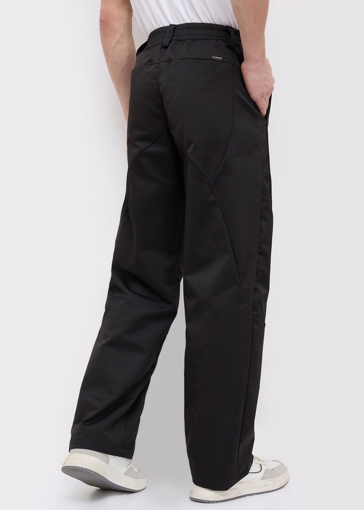 Yager Extra Baggy Trousers: Black