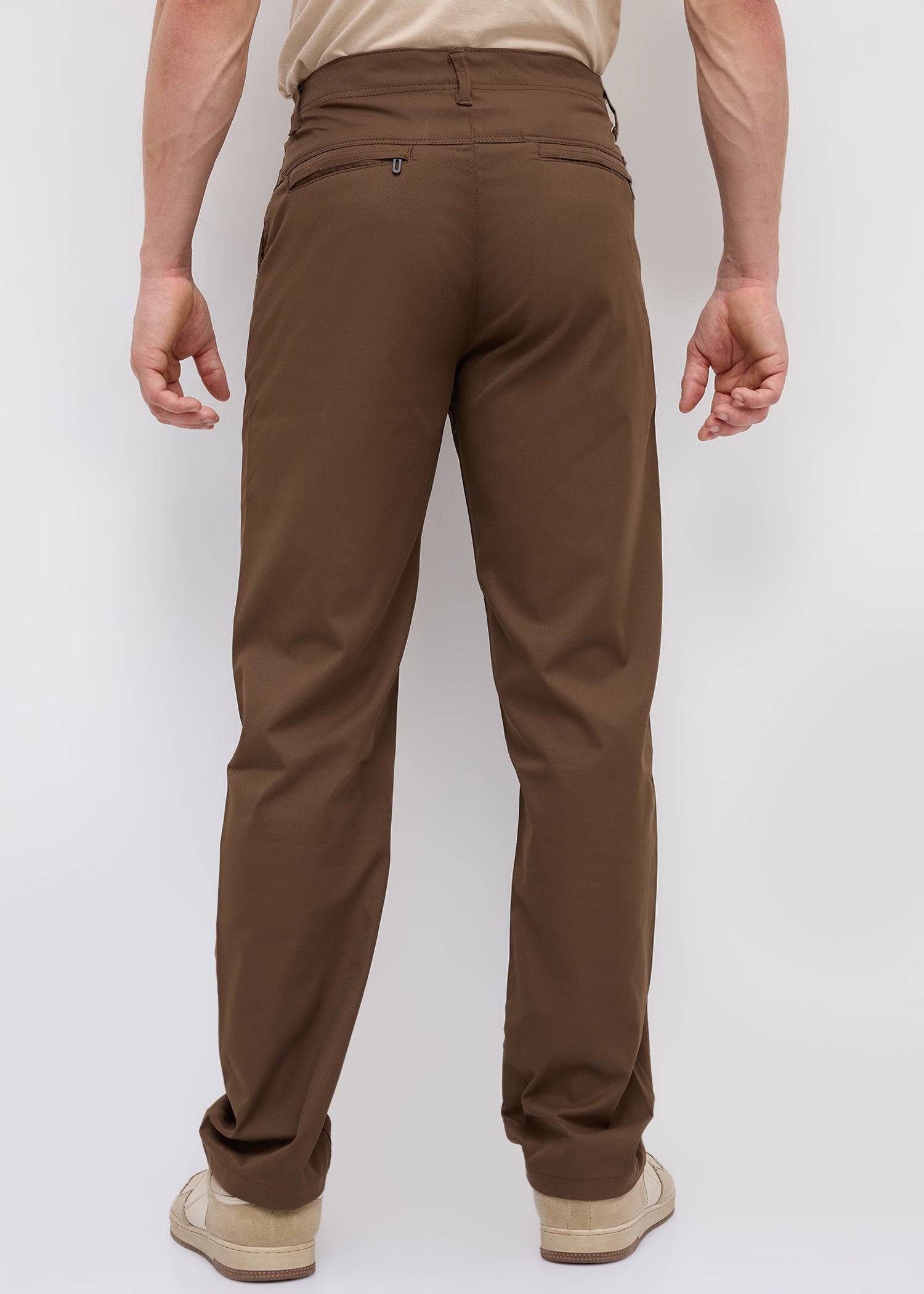 Banked Cotton Trouser: Mouse