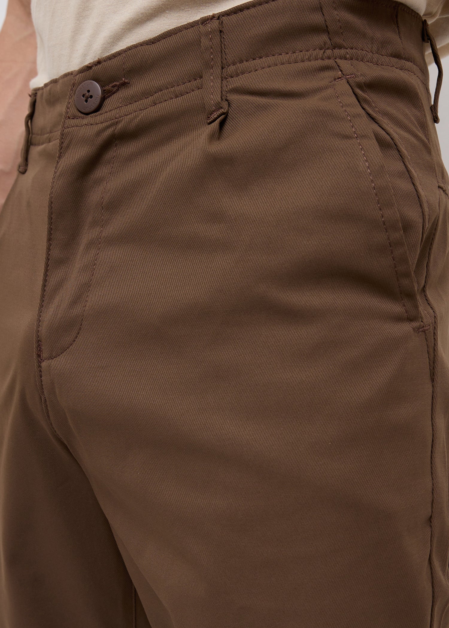 Banked Cotton Trouser: Mouse
