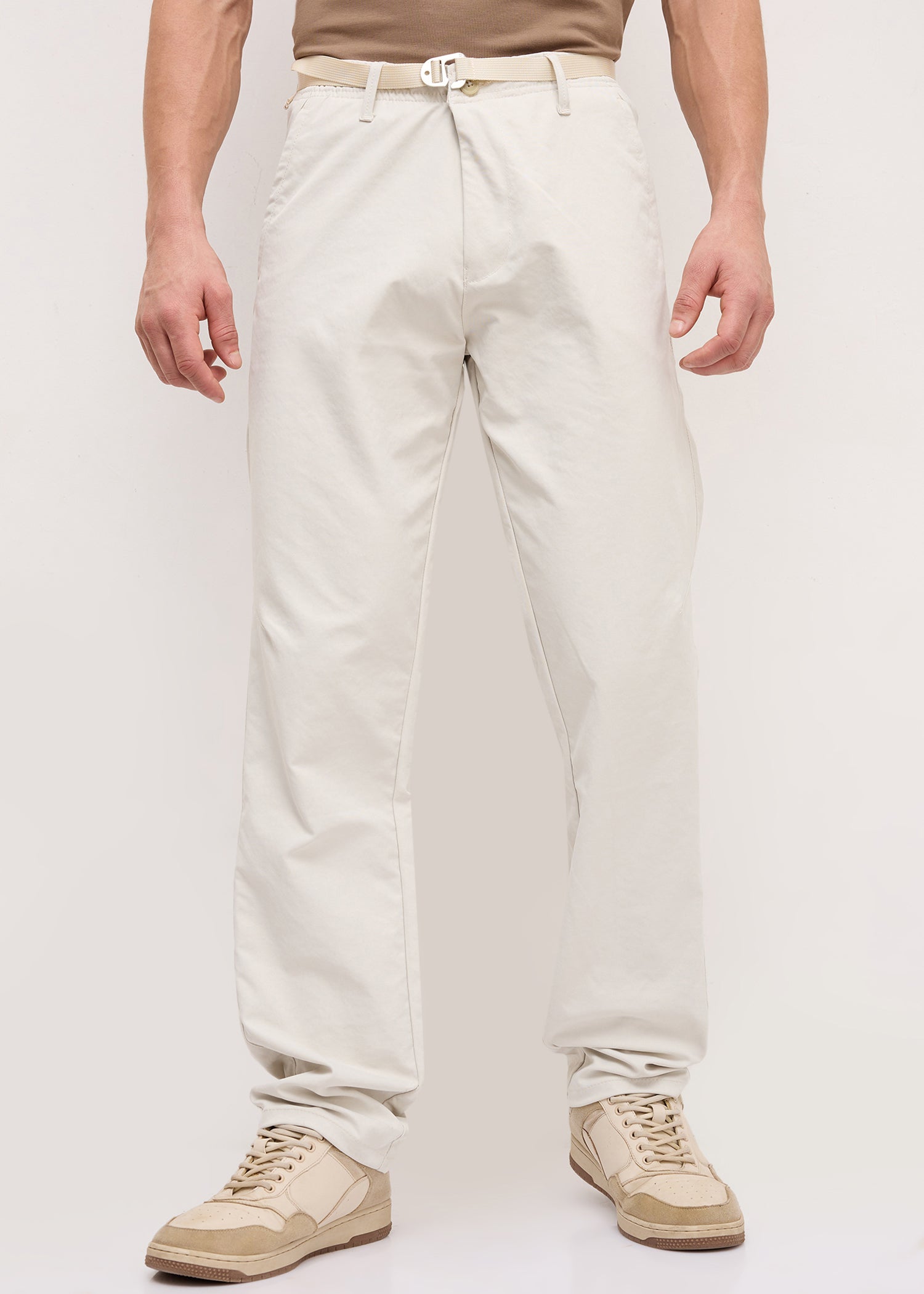 Pagzia Baggy Fit Trouser: Cream