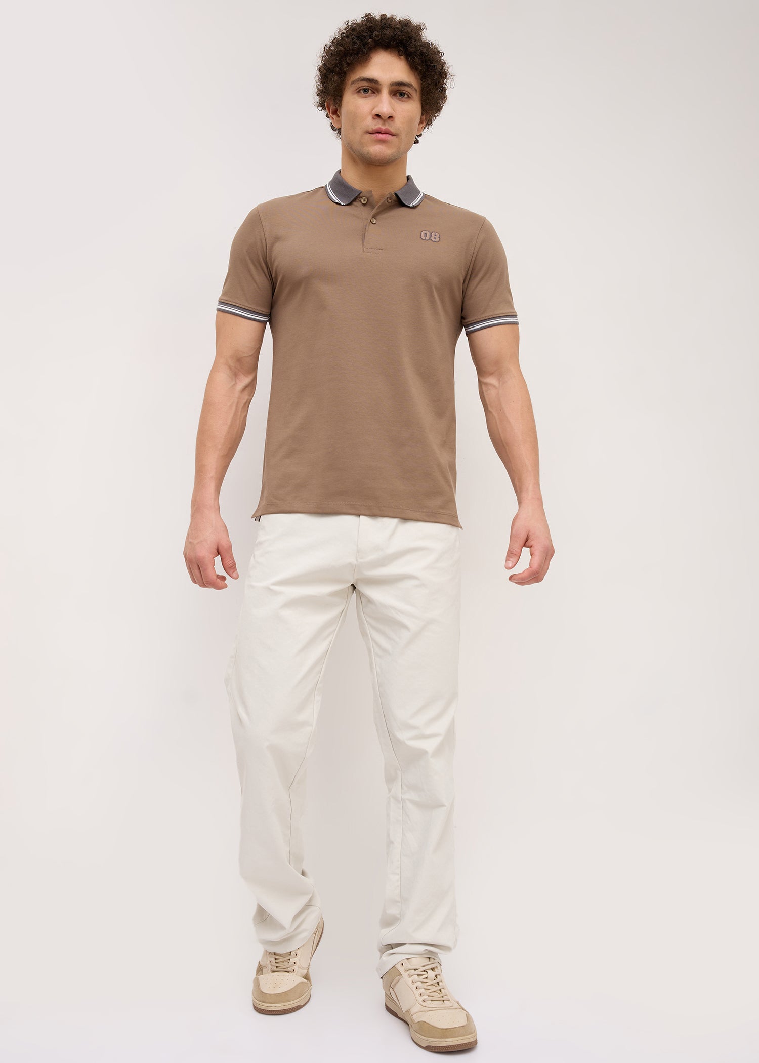 Pagzia Baggy Fit Trouser: Cream