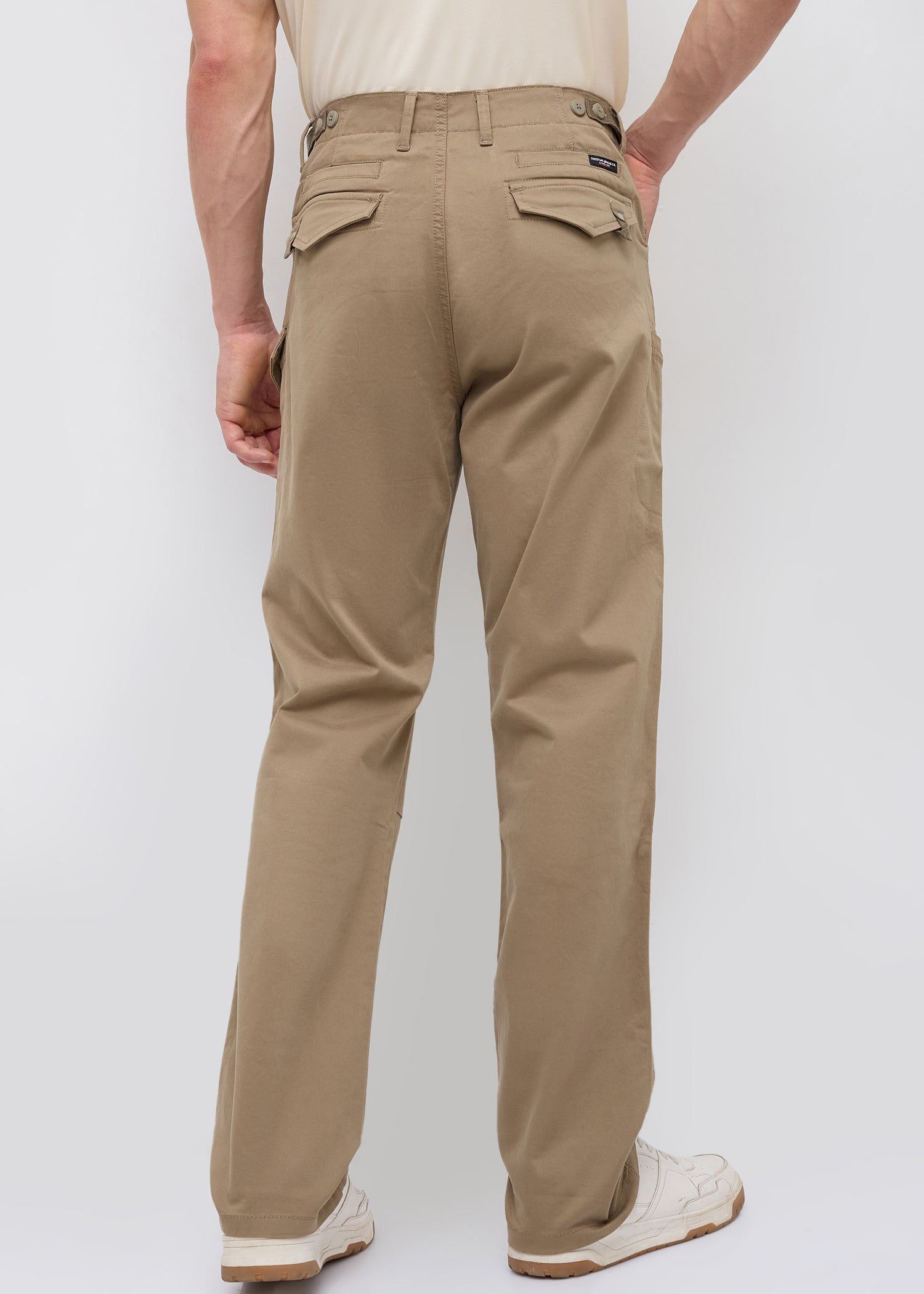 Foya Polycotton Cargo: Khaki