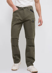 Foya Polycotton Cargo: Olive