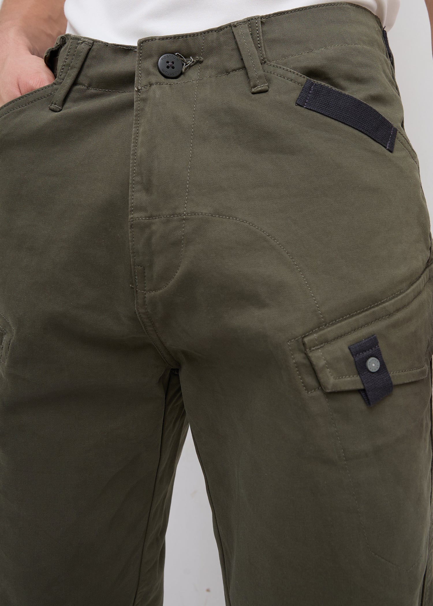 Foya Polycotton Cargo: Olive