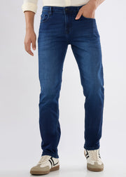 Nostrum Dolovi A Regular Fit Navy Blue Denim Jeans for Men