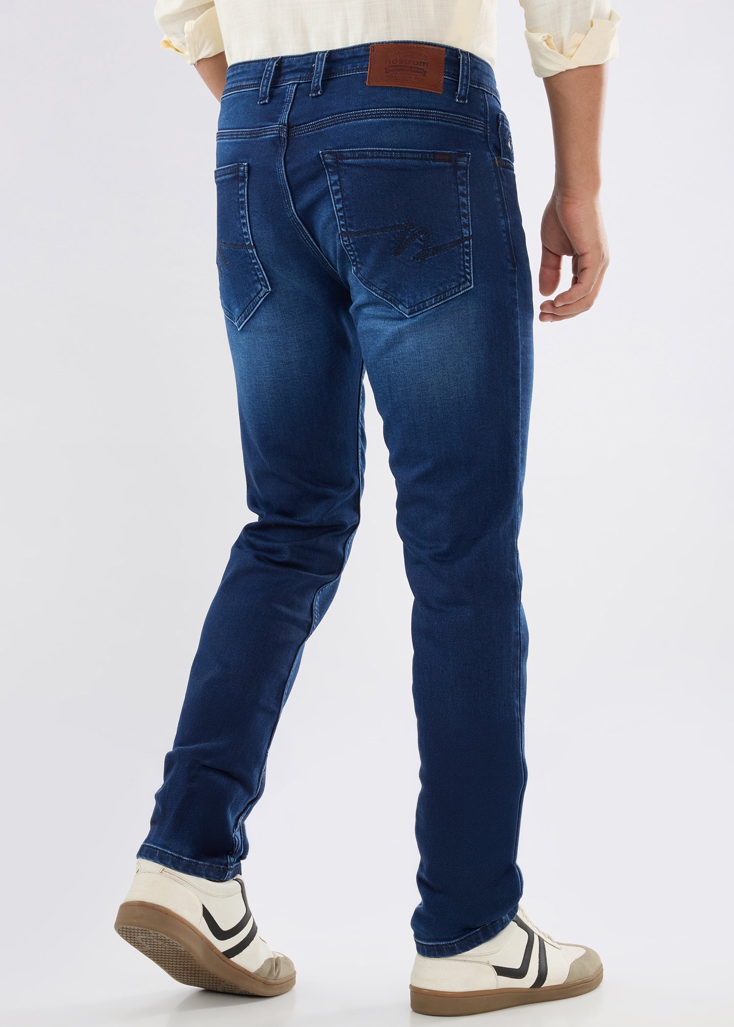 Dolovi A Regular Fit Denim Jeans: Navy Blue