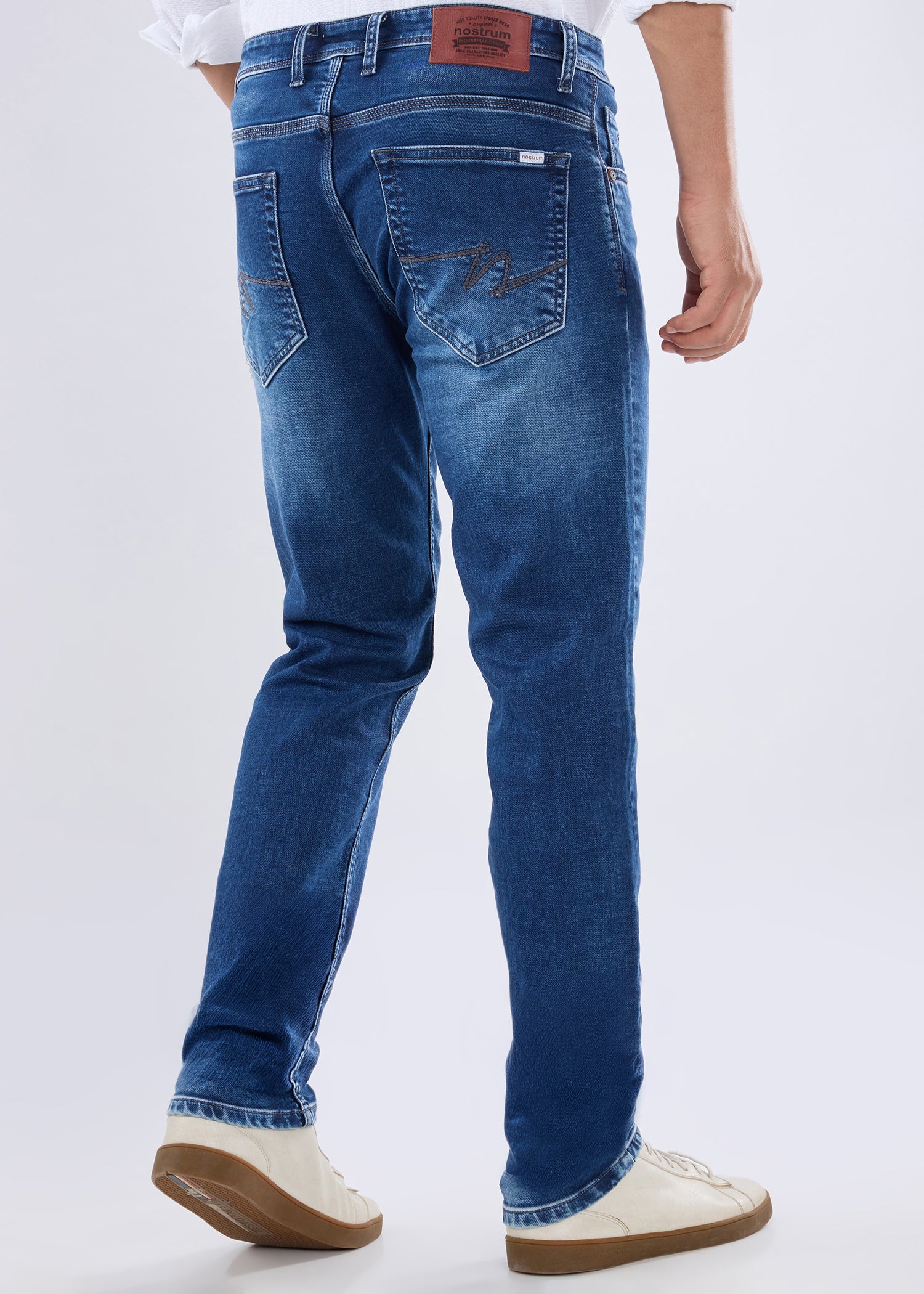 Dolovi B Regular Fit Denim Jeans – Dark Blue