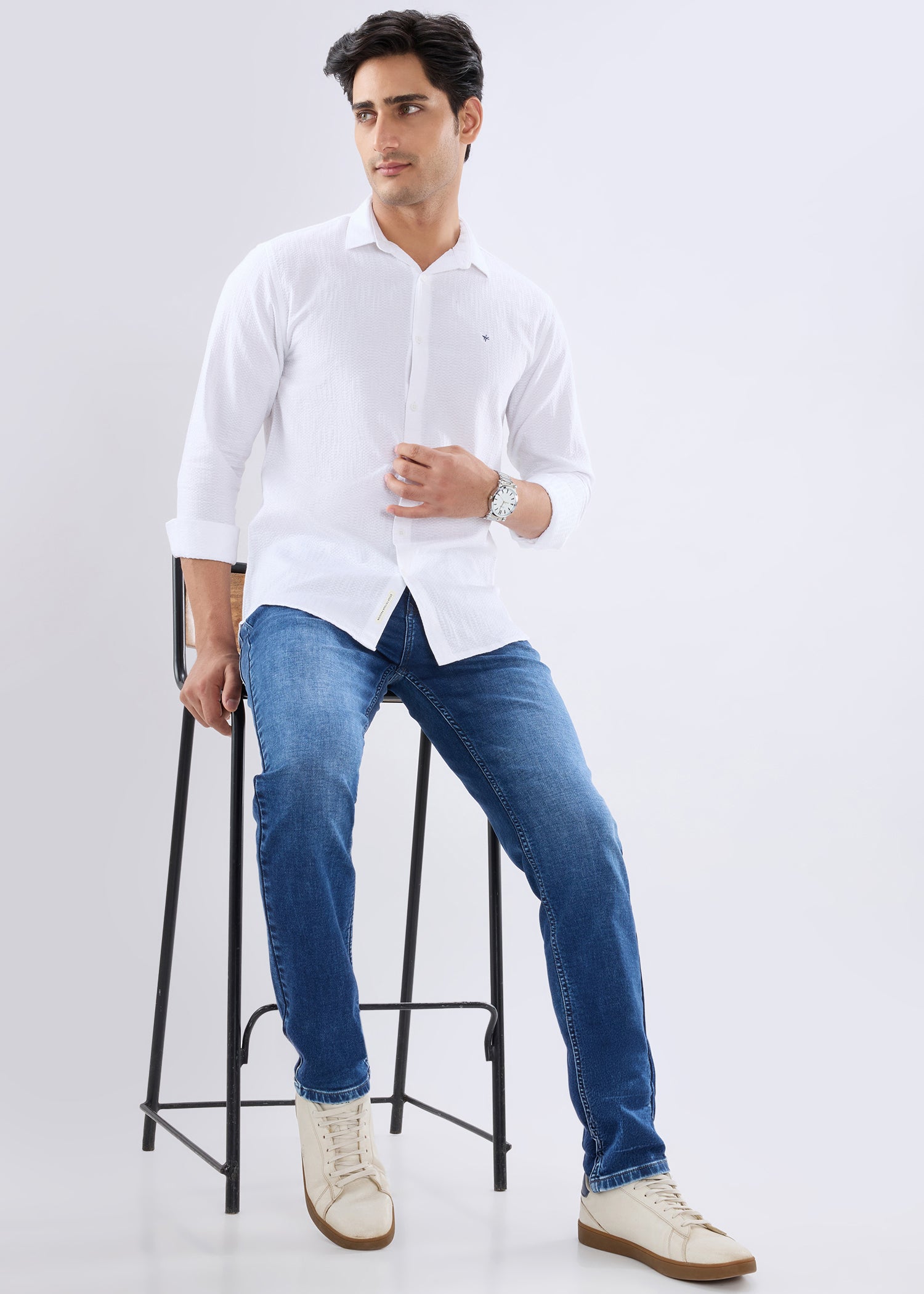 Dolovi B Regular Fit Denim Jeans – Dark Blue
