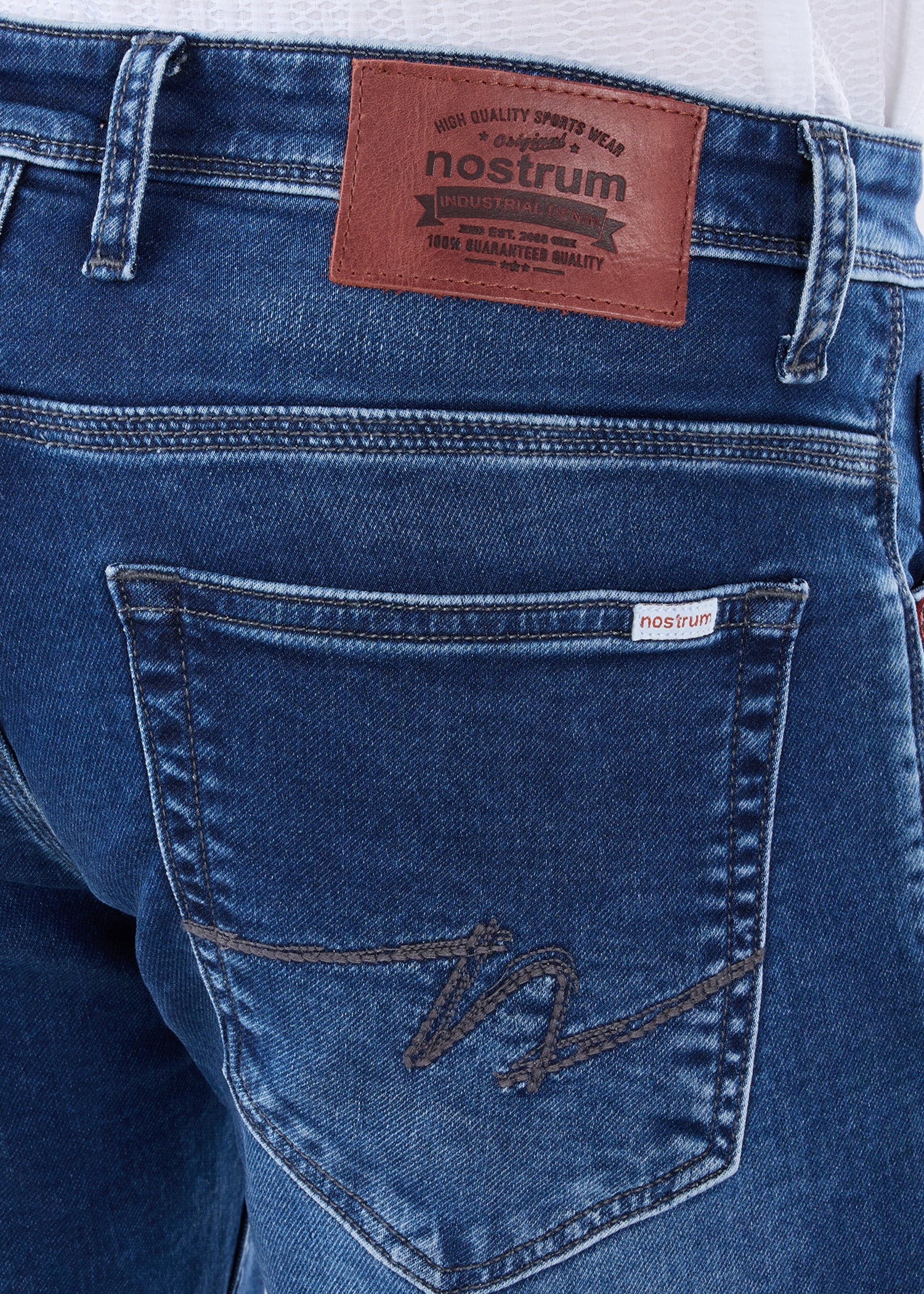 Dolovi B Regular Fit Denim Jeans – Dark Blue