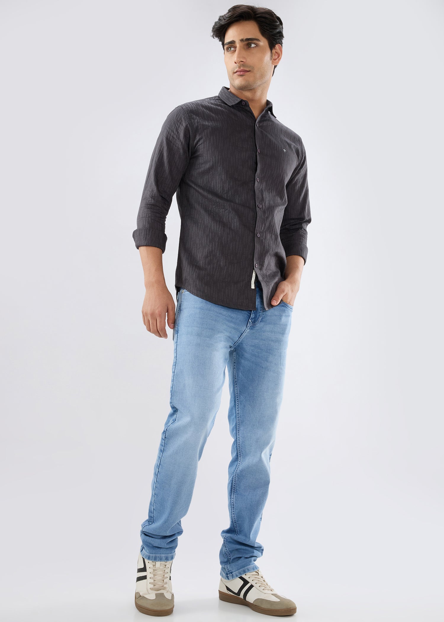 Dolovi D Regular Fit Denim Jeans - Light Blue