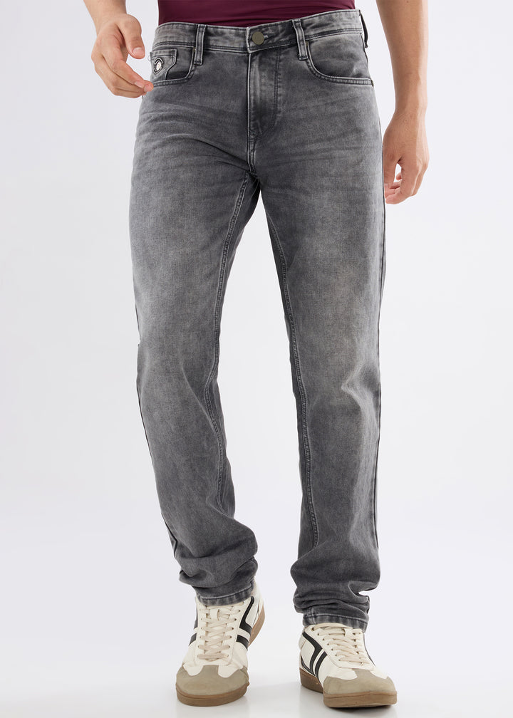 Dolovi F Regular Fit / Slim Fit Denim Jeans: Light Grey