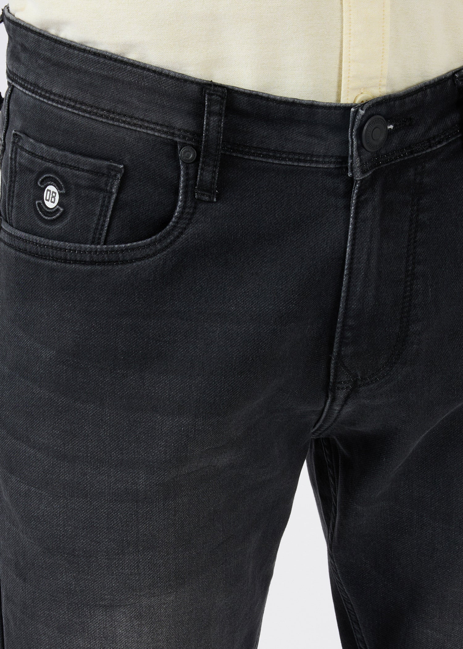 Dolovi G Ankle Fit Denim Jeans - Dark Grey