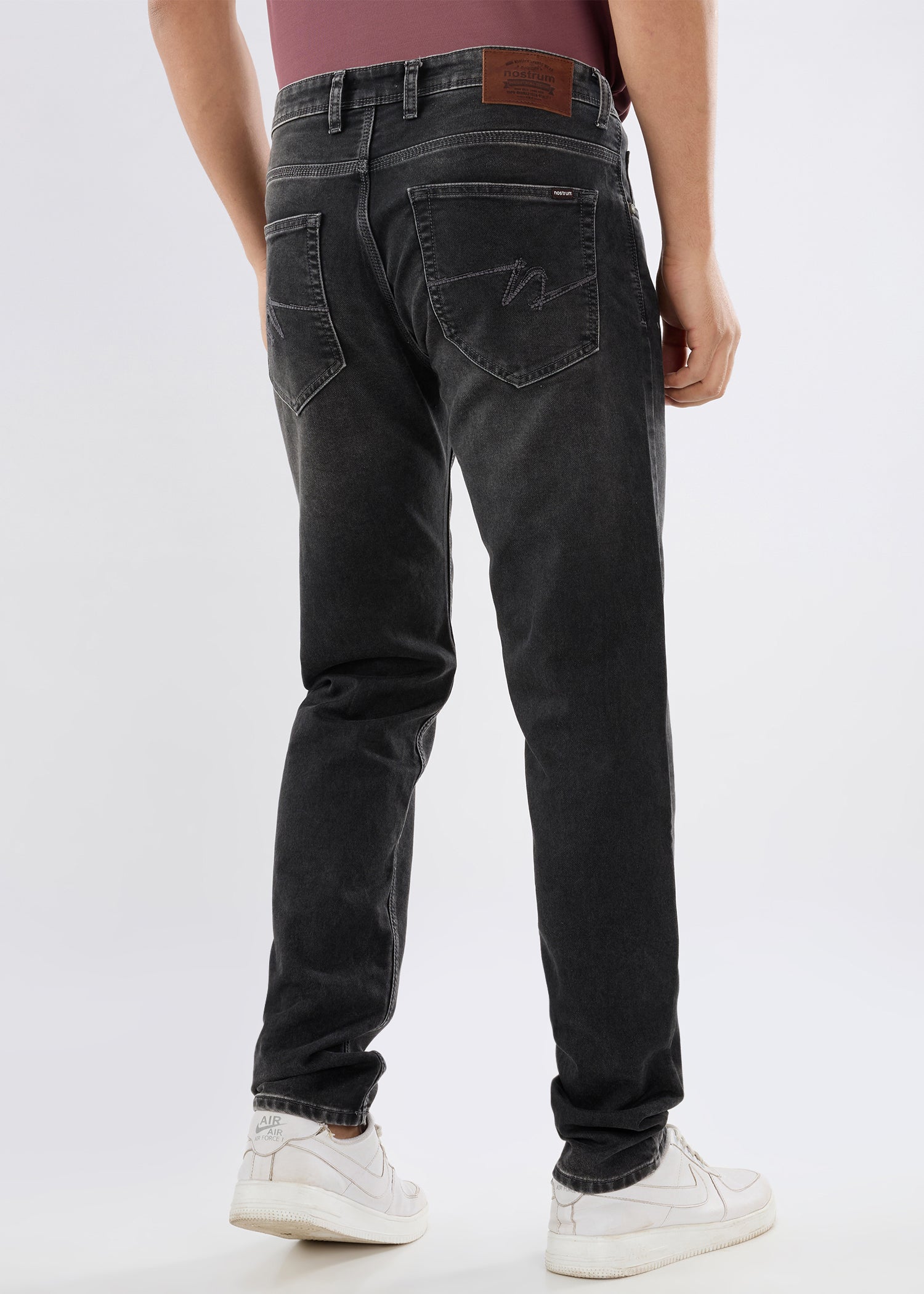 Dolovi H Regular Fit Denim Jeans - Charcoal