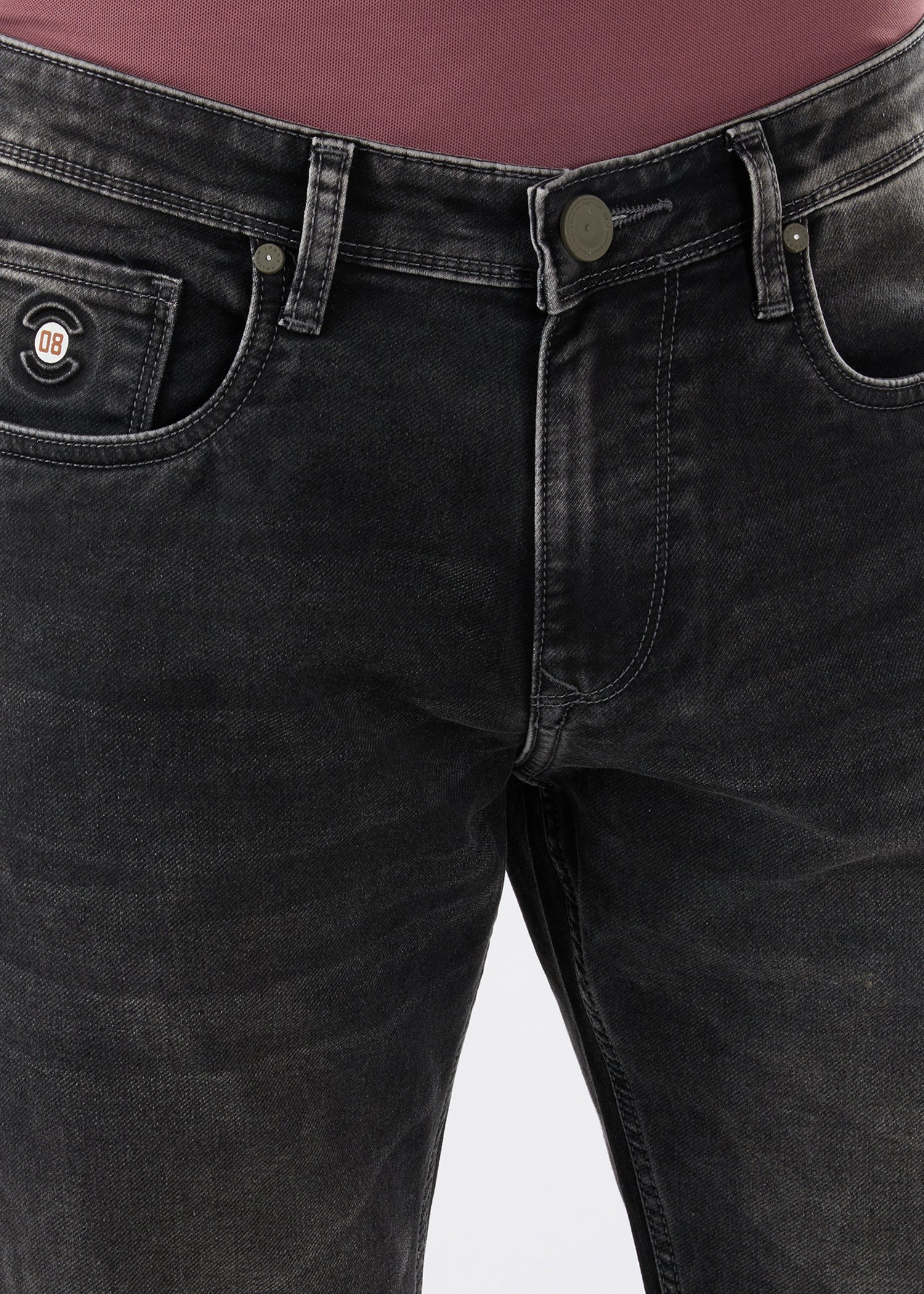 Dolovi H Regular Fit Denim Jeans - Charcoal