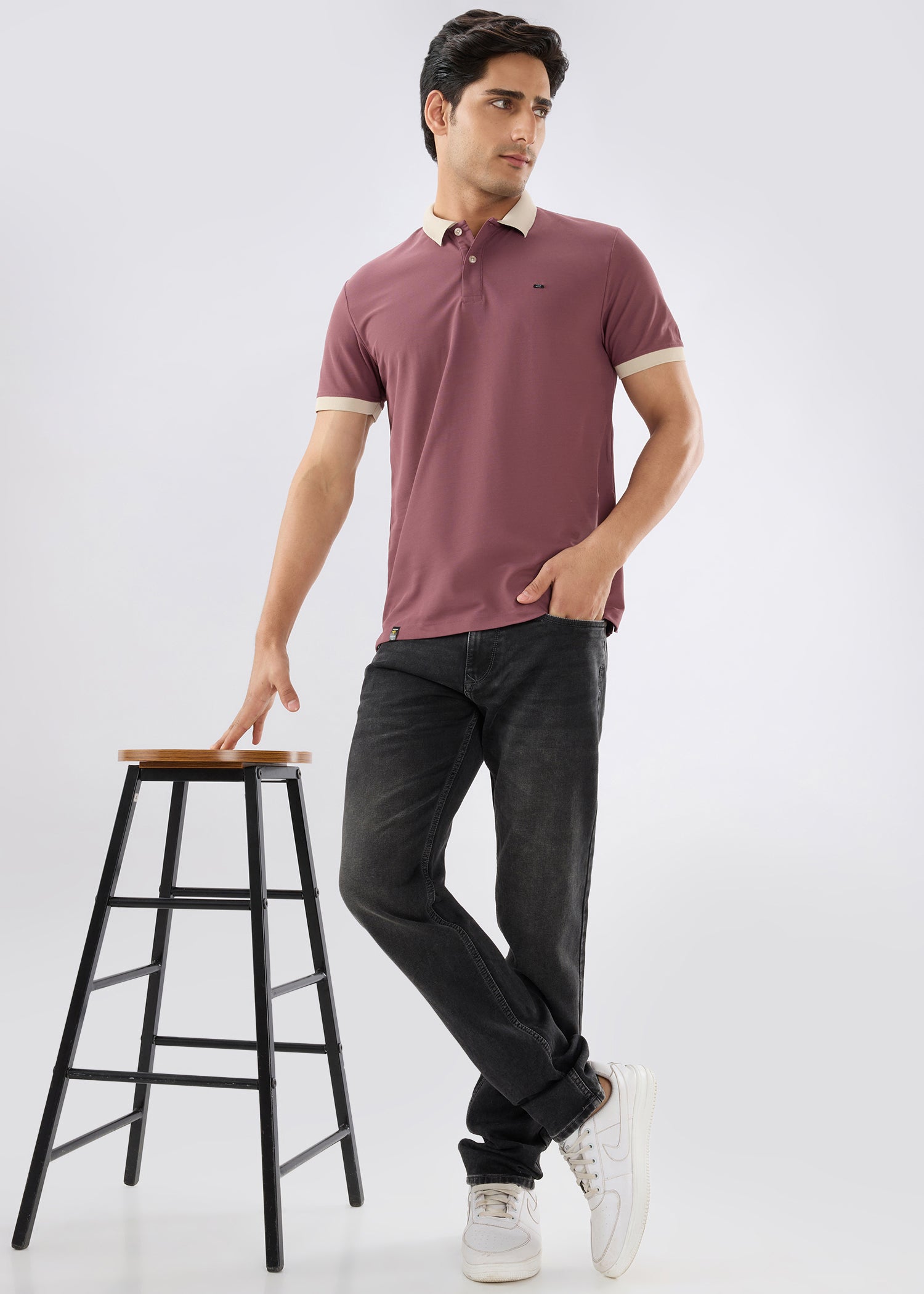 Dolovi H Regular Fit Denim Jeans - Charcoal