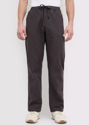 Malcom Linen Baggy Trouser: Dark Grey