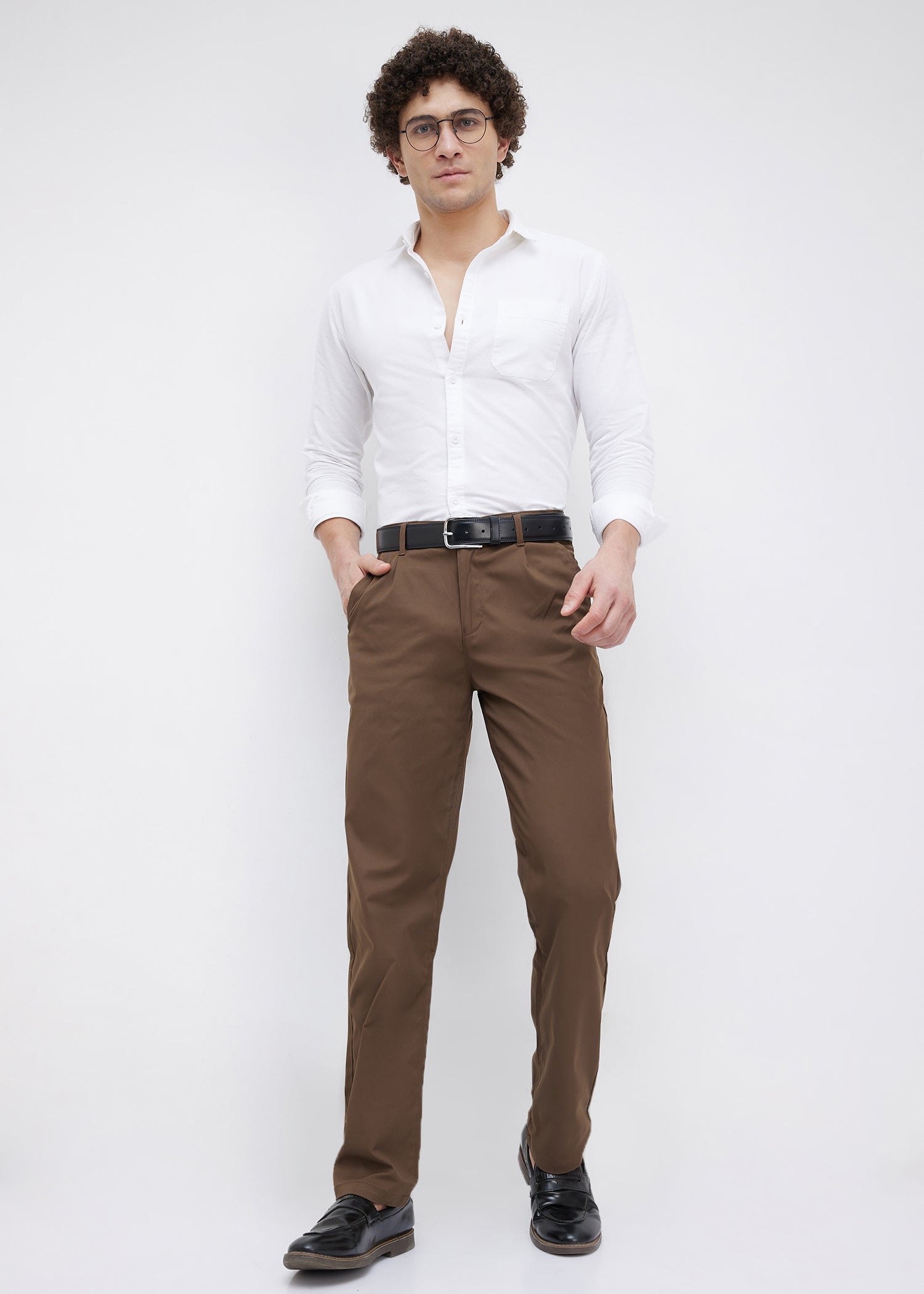 Barton Full Sleeve Shirt: White