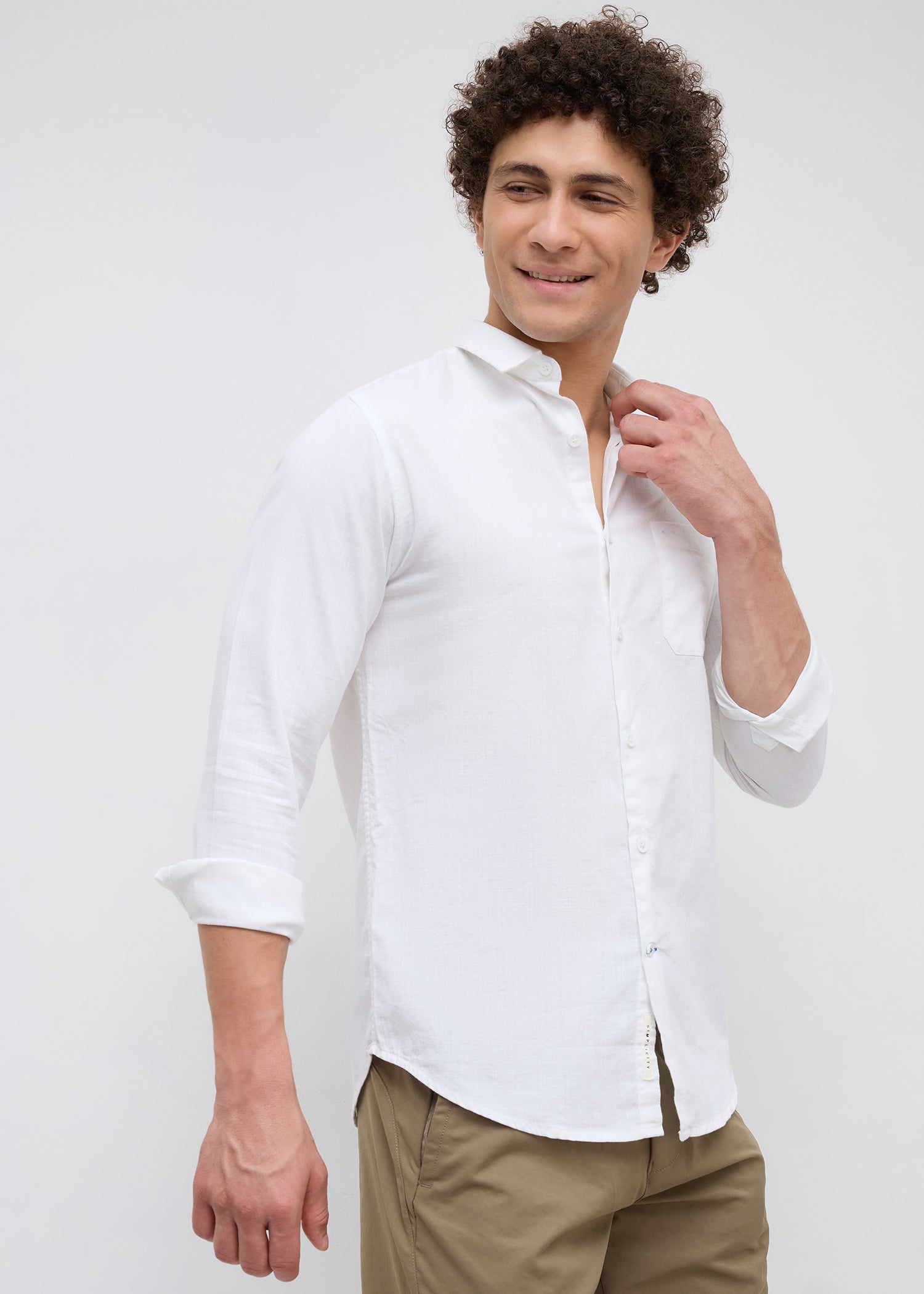 Treating Linen Blend Shirt